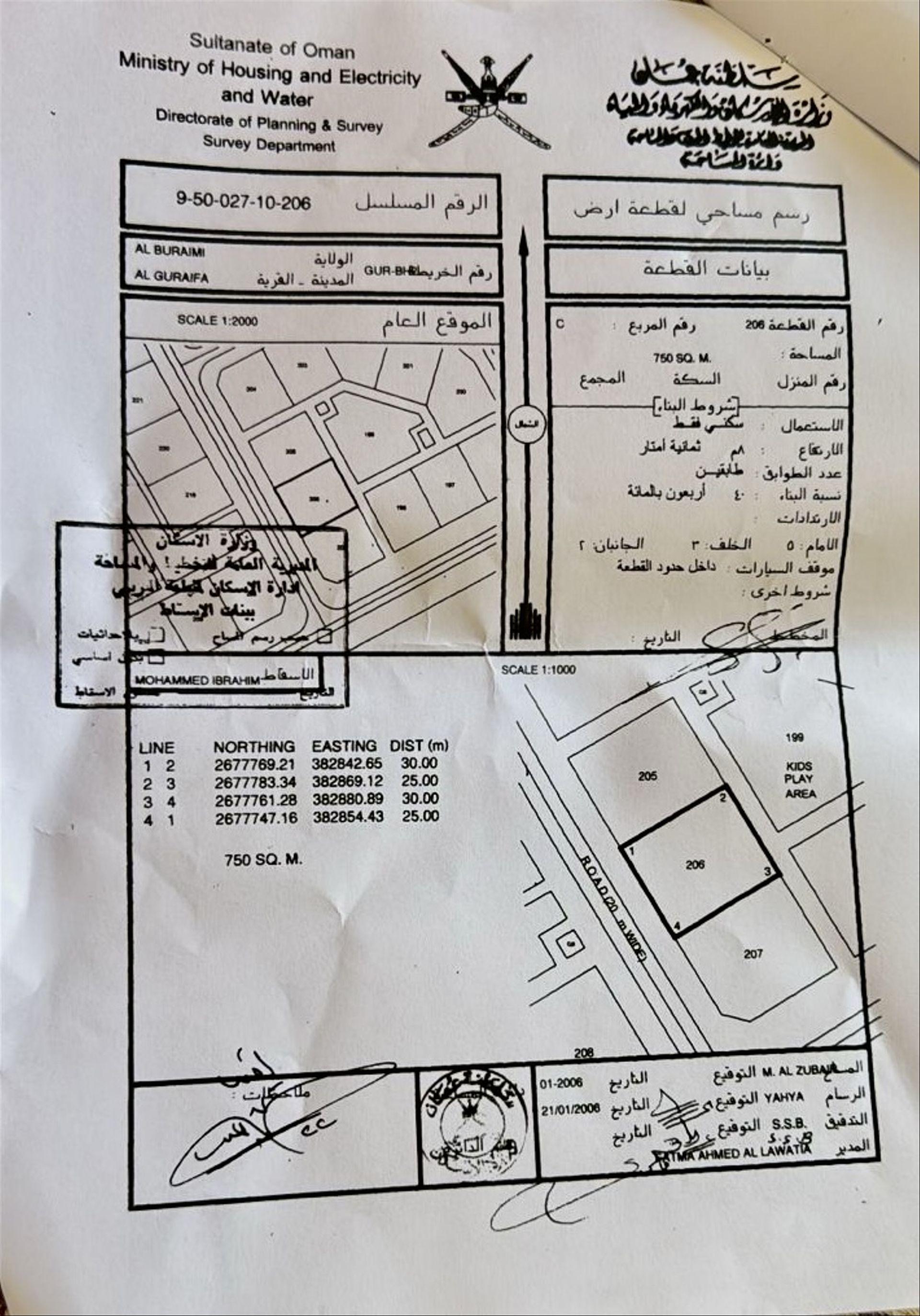 Residential Land in Mazari Al Uqdah, Al Buraymi