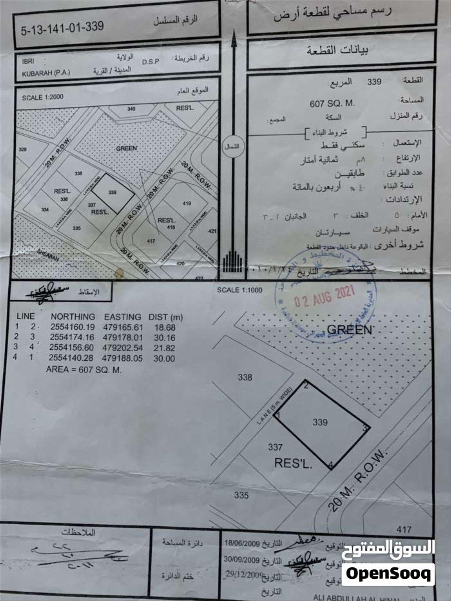 Residential Land in Luwaymat, Ibri