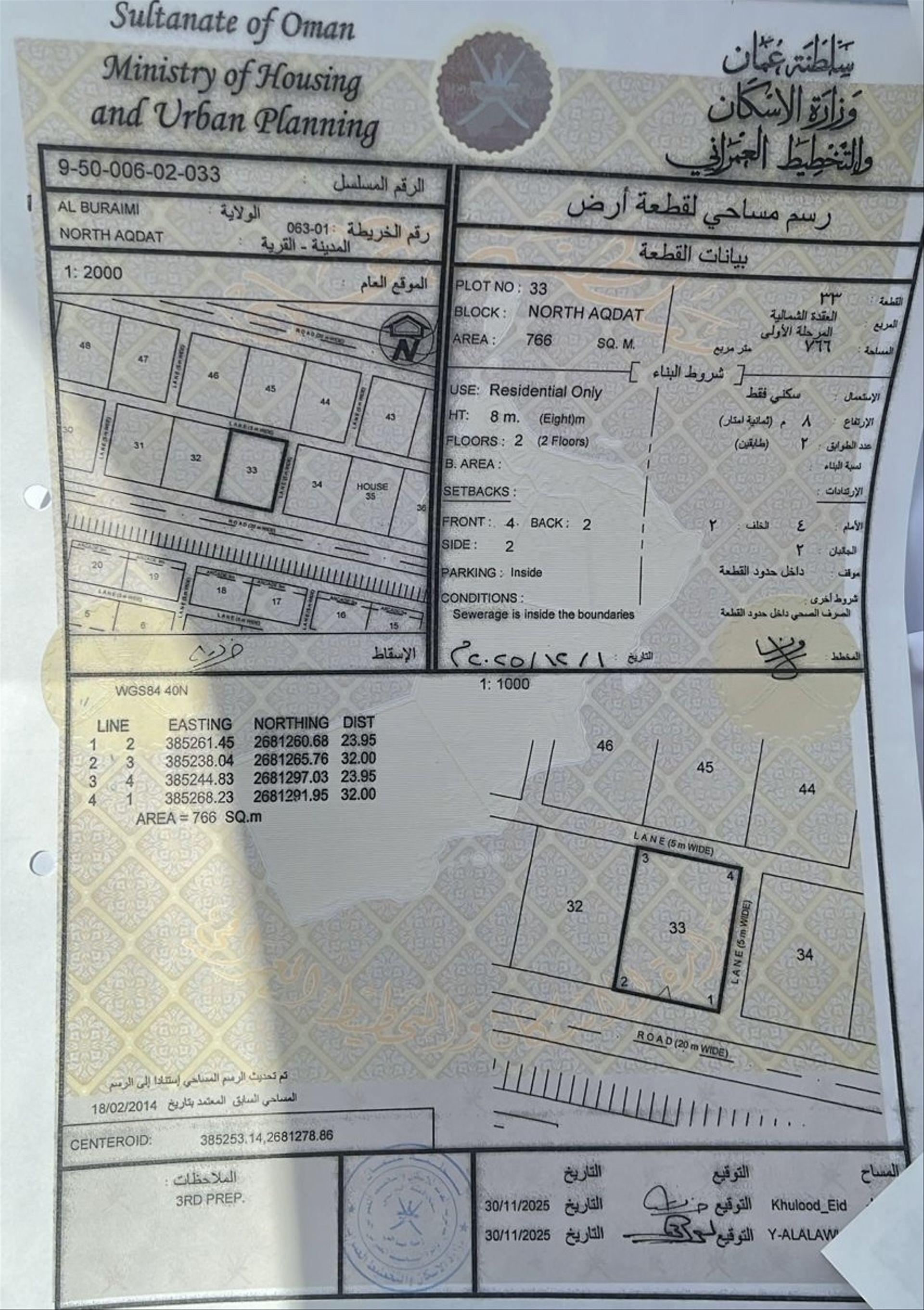 Residential Land in Mazari Al Uqdah, Al Buraymi