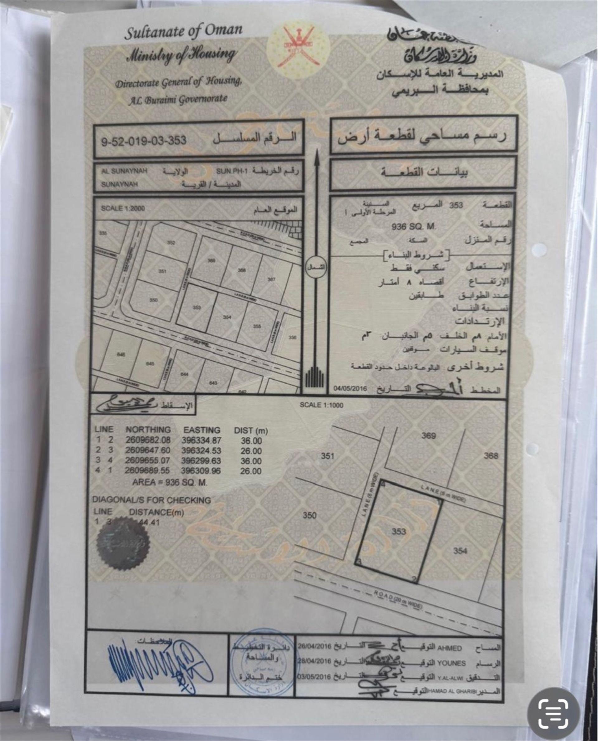Residential Land in Mazari Al Uqdah, Al Buraymi
