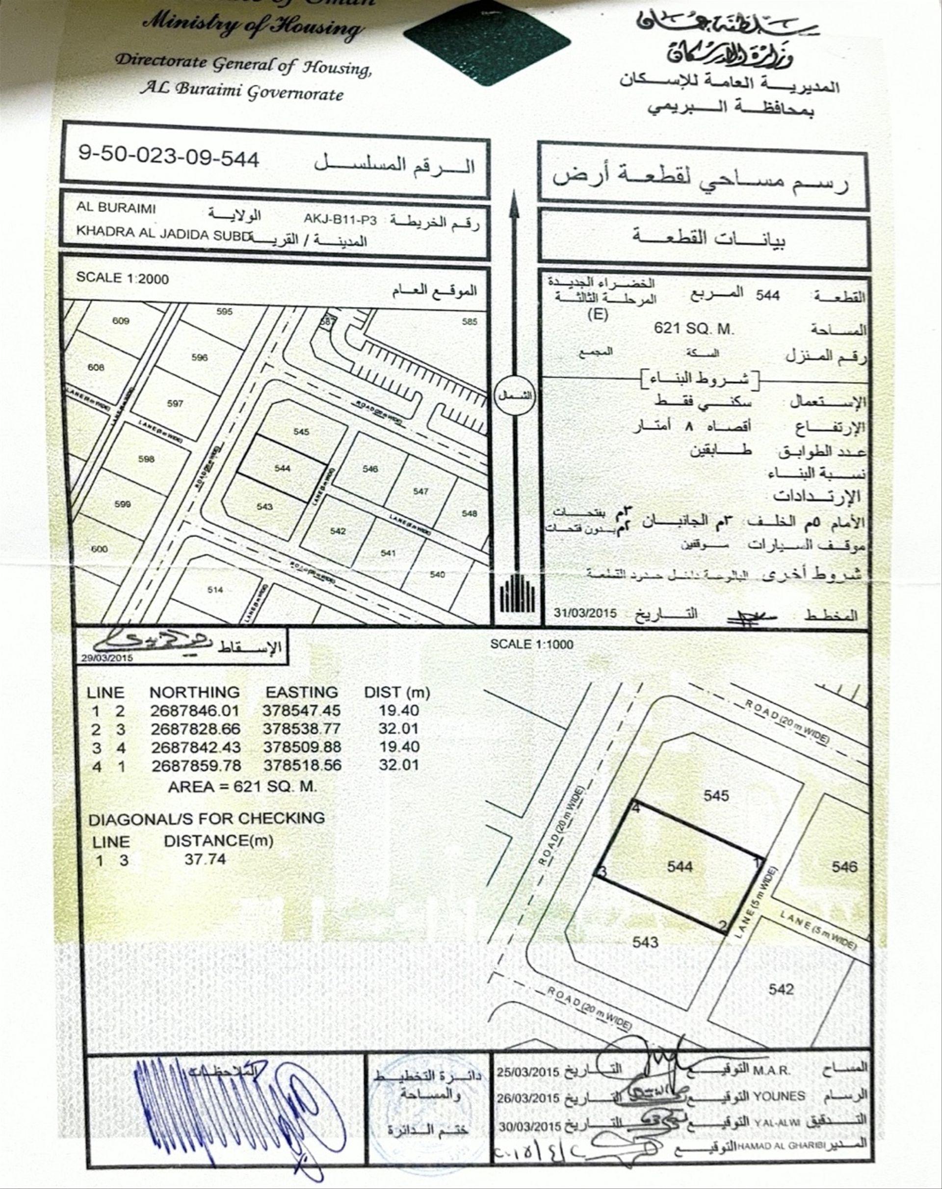 Residential Land in Al Buraymi, Al Buraymi