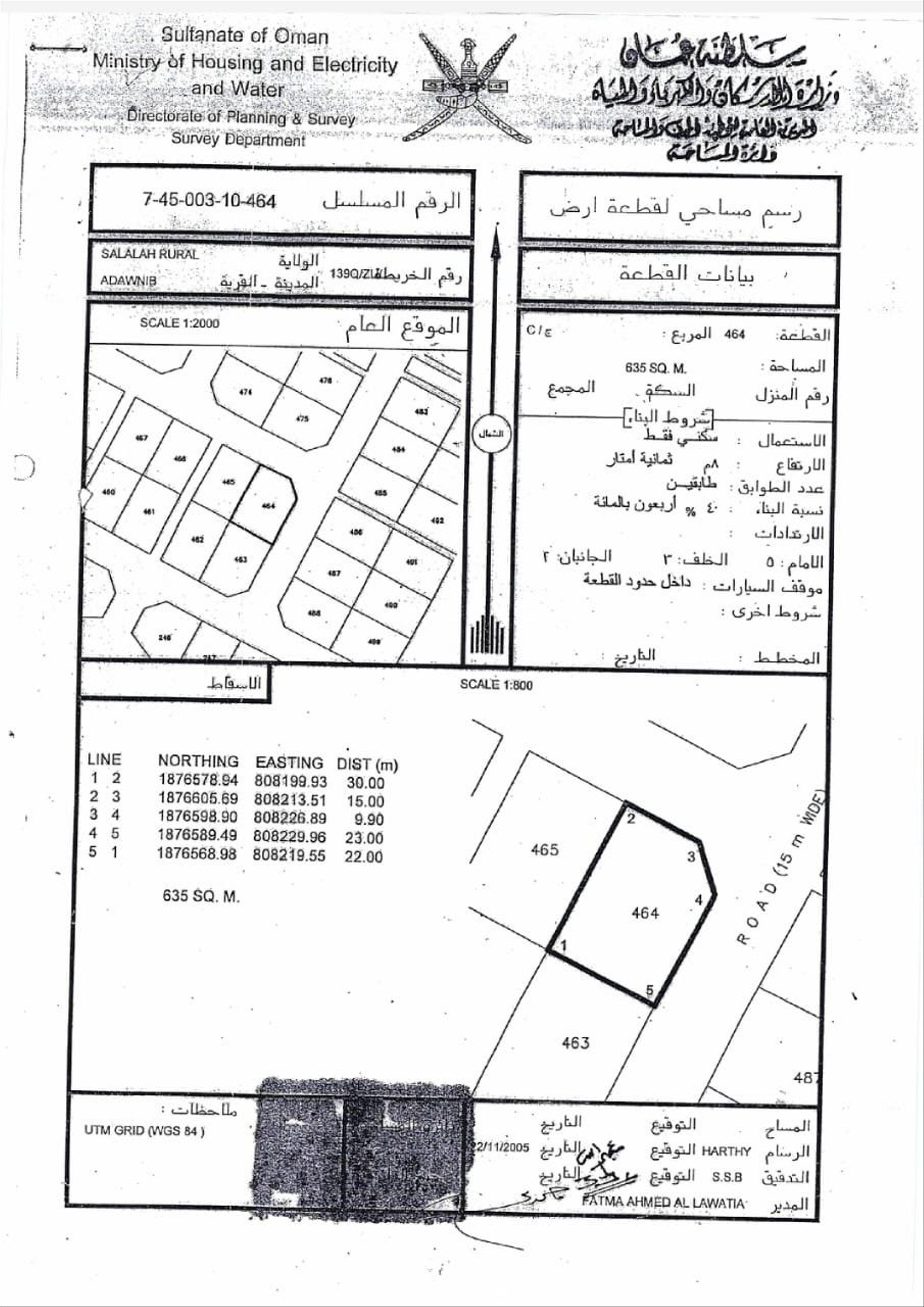 Residential Land in Salalah, Dhofar