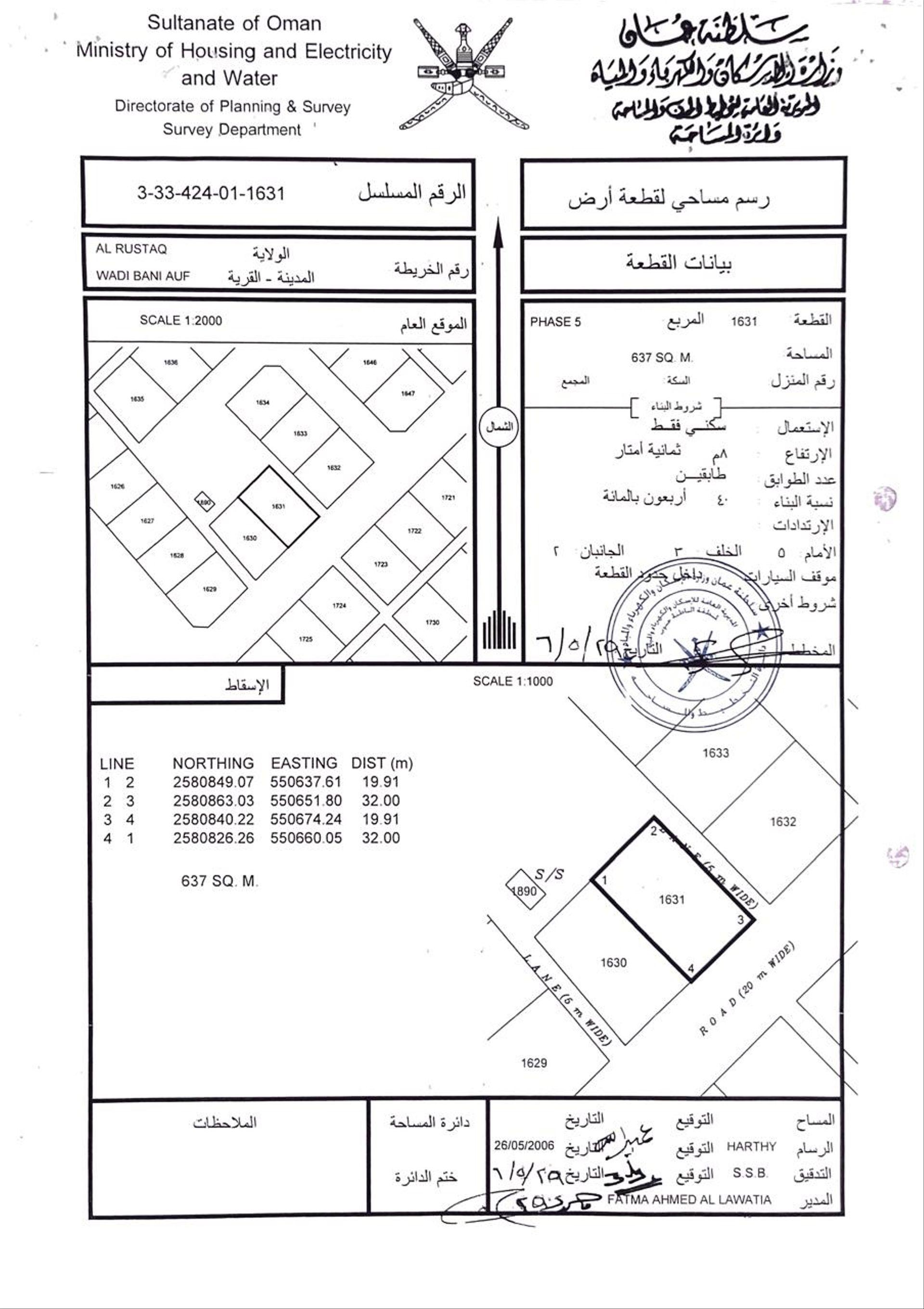 Residential Land in Al Batinah South, Al Qufaysi