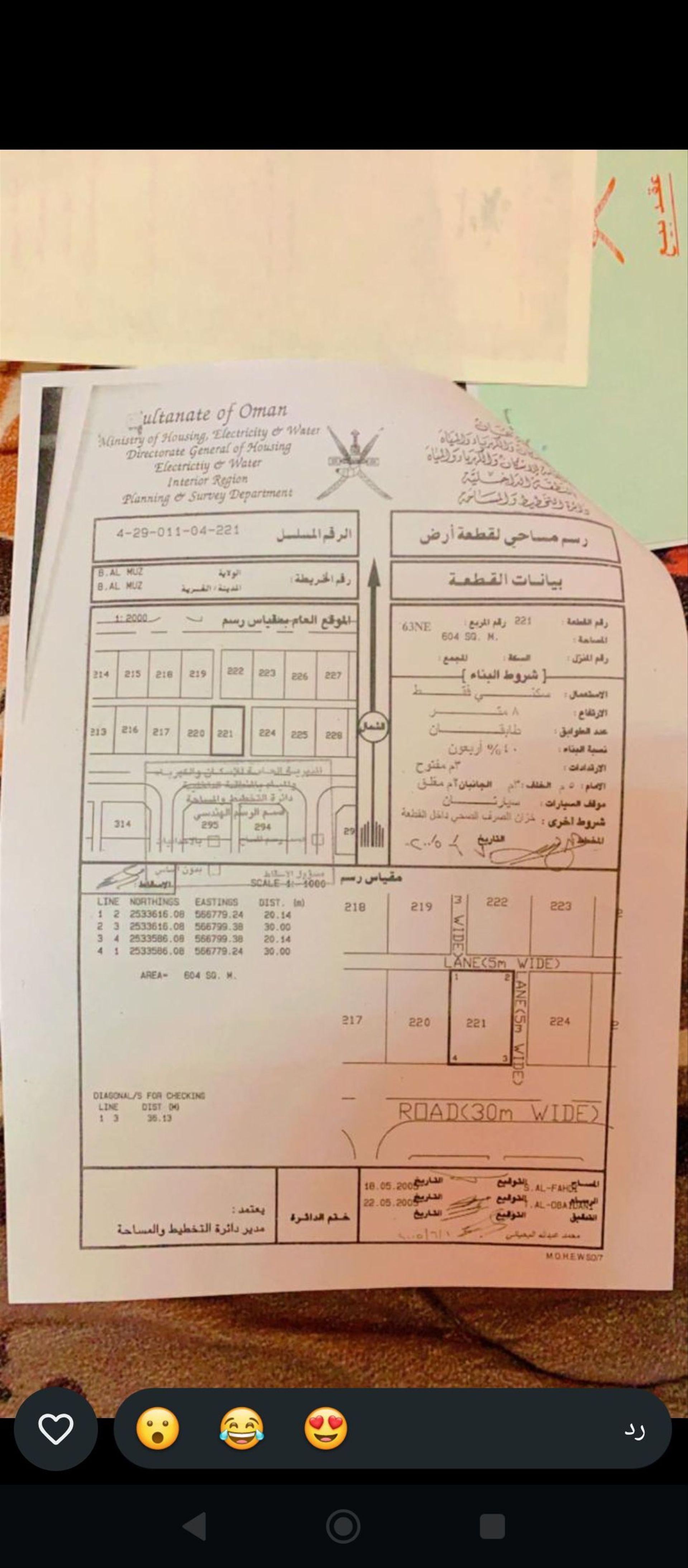 Residential Land in Nizwa, Luwaynah