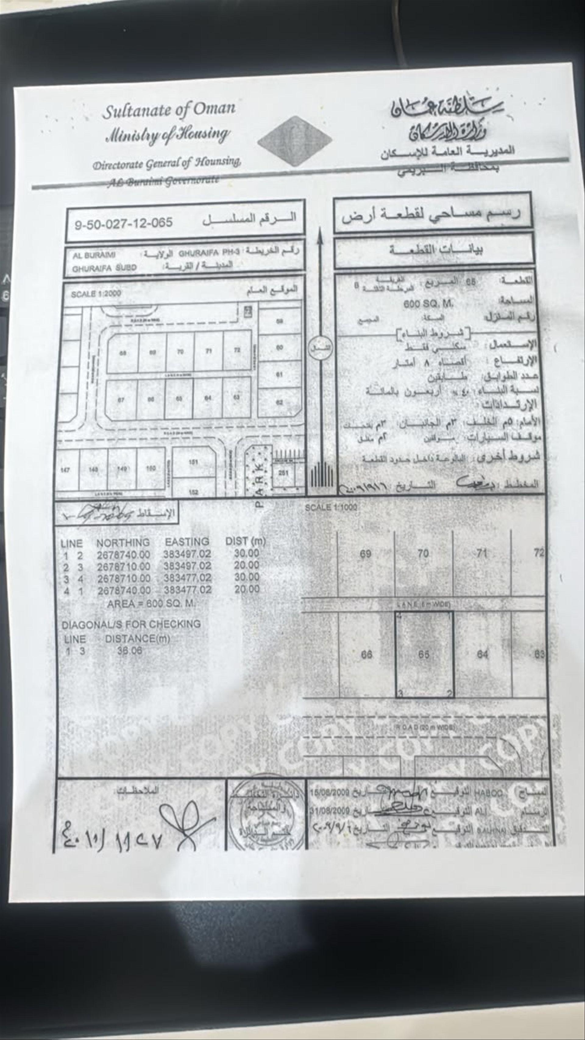 Residential Land in Mazari Al Uqdah, Al Buraymi