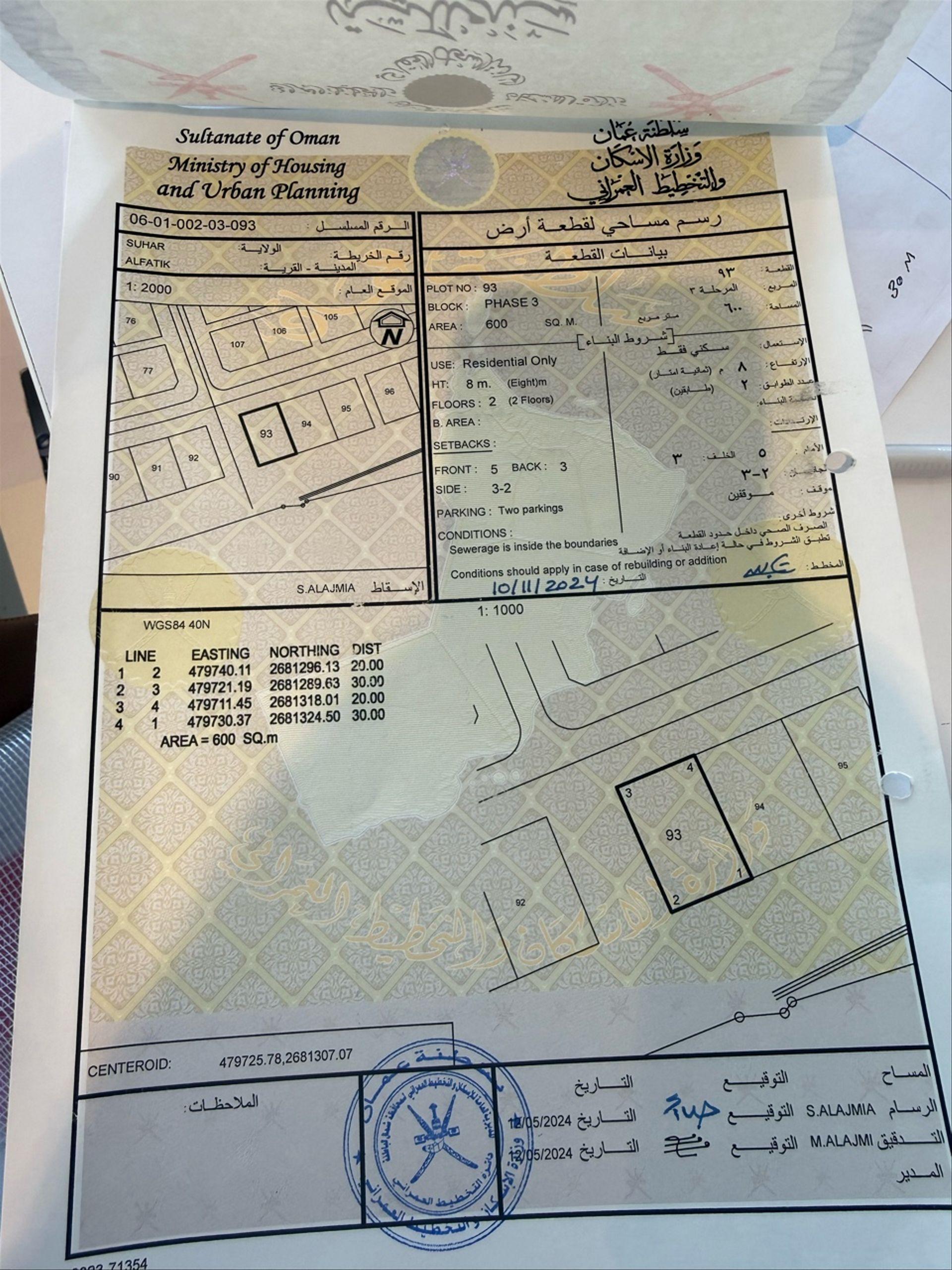 Residential Land in Majz As Sughra, Saham