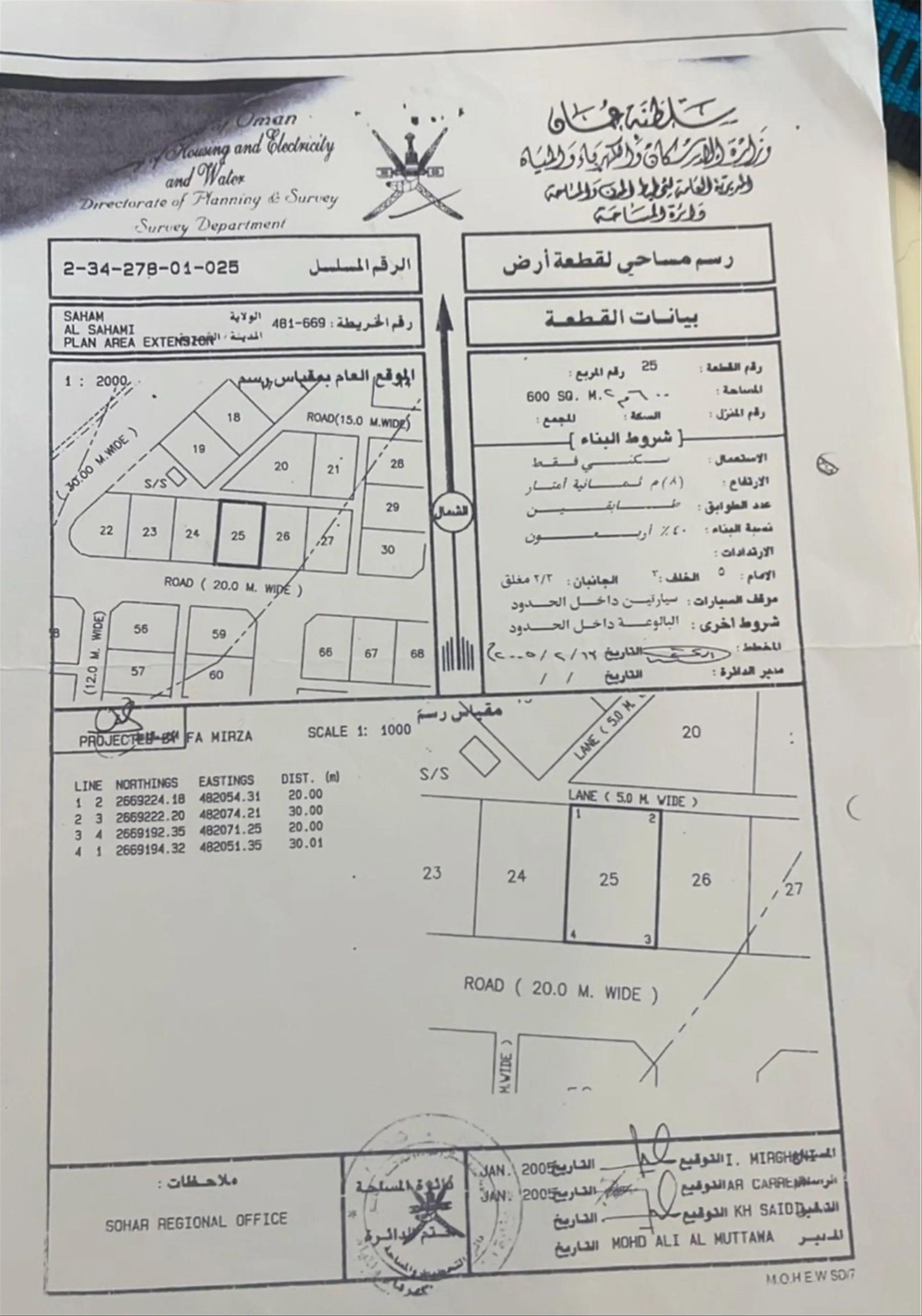 Residential Land in Saham, Al Fulayj