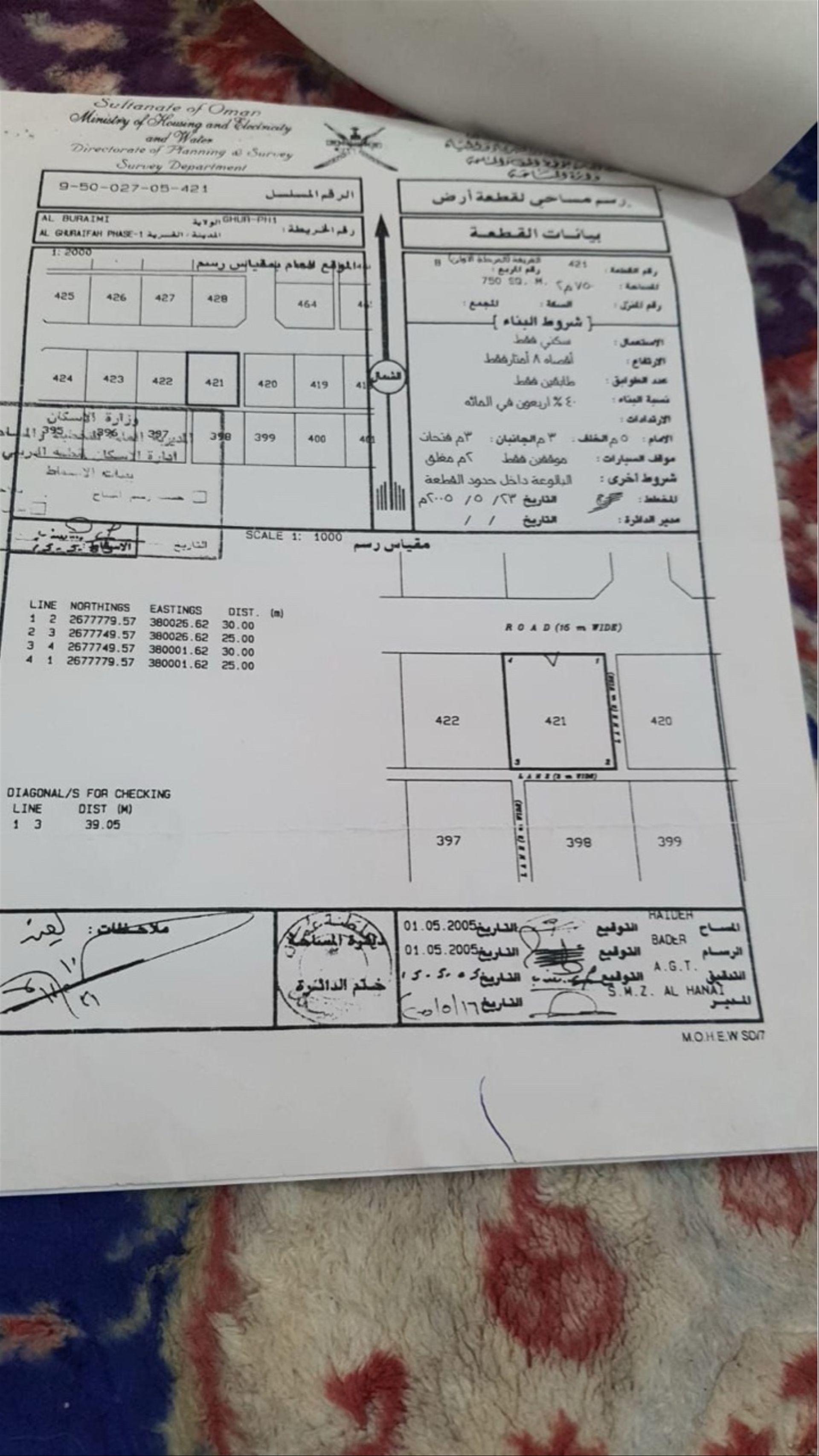 Residential Land in Al Buraymi, Al Ghurayfah