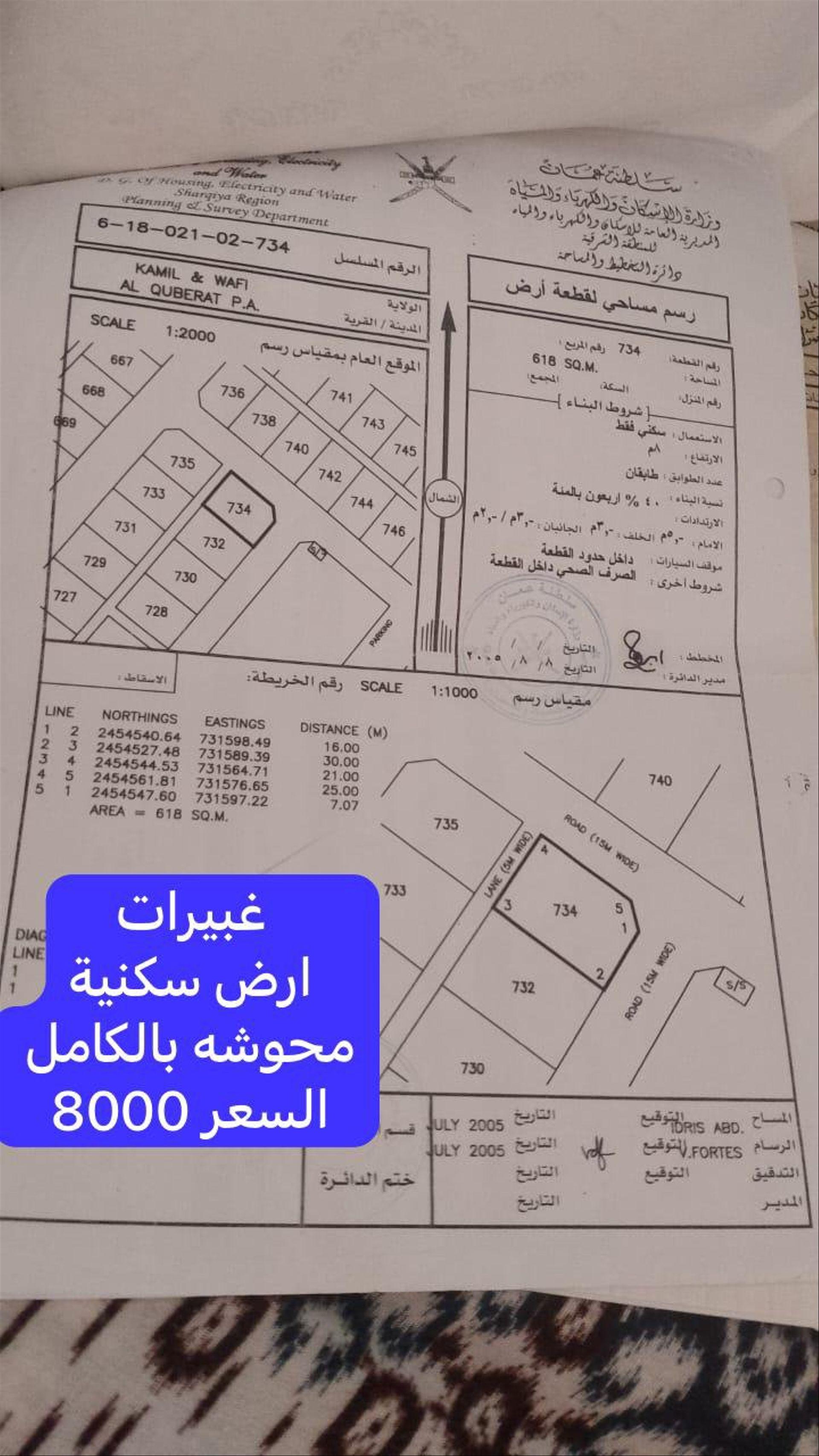 Residential Land in Jaalan Bani Bu Hassan, Ash Sharqiyah South
