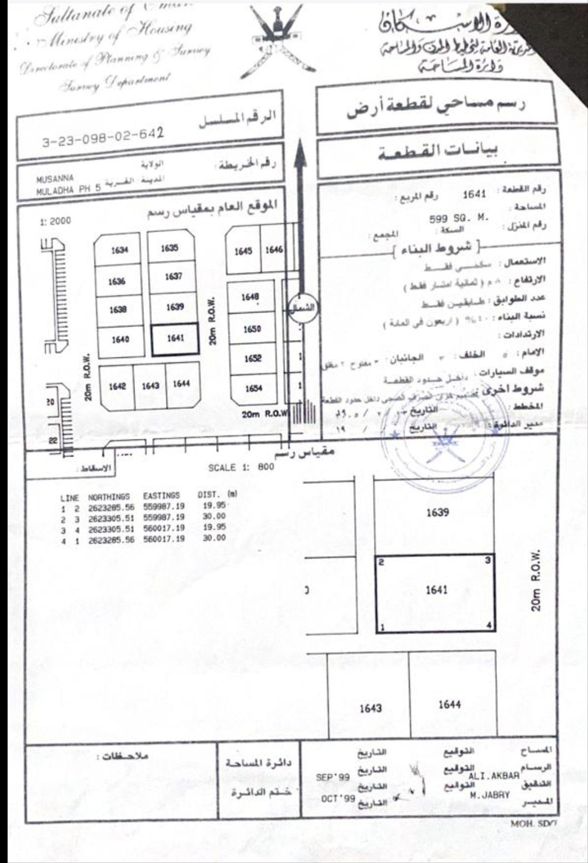 Residential Land in Al Musanaah, Ruwayhah
