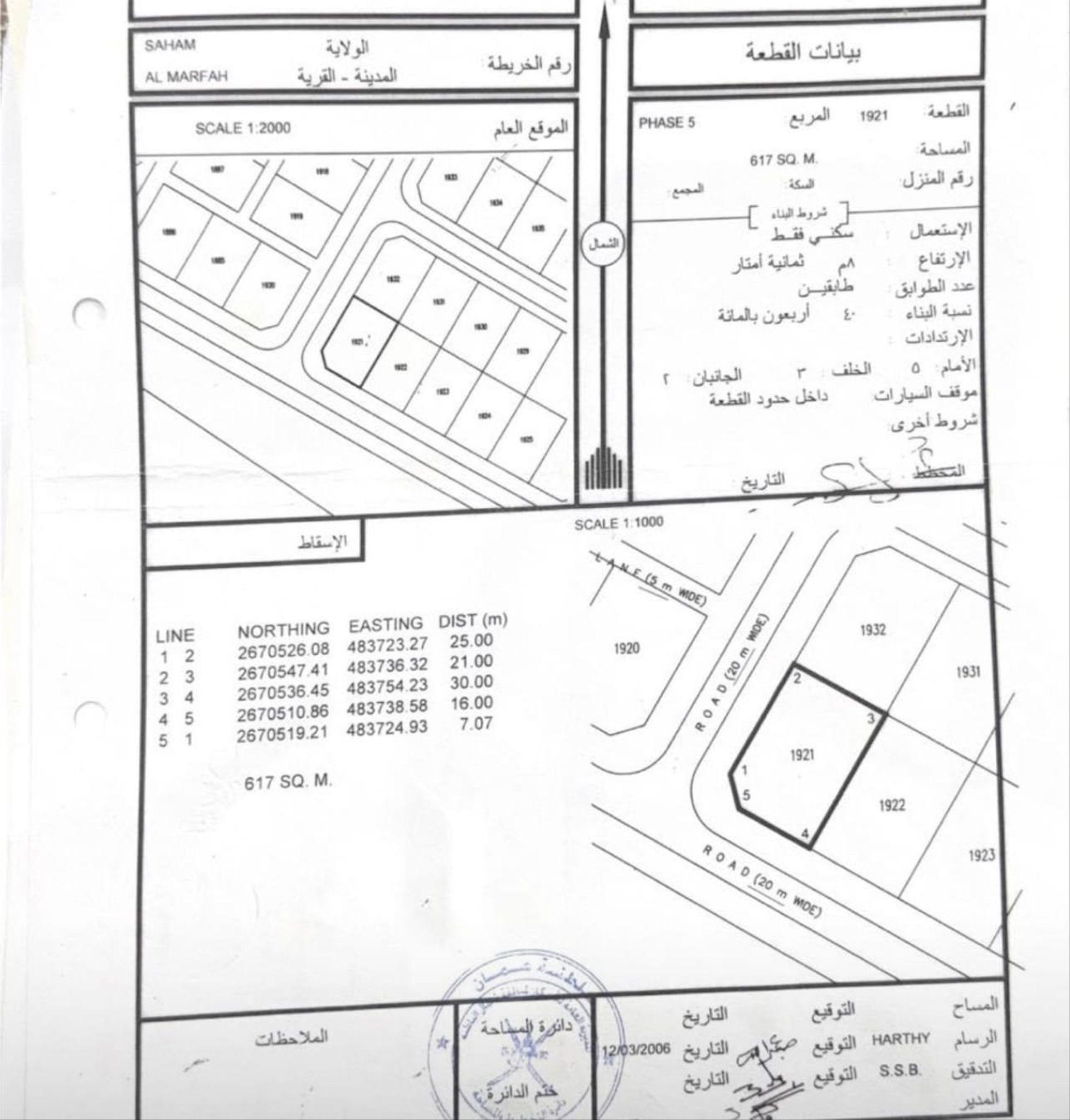 Residential Land in Saham, Murtafaat Saham