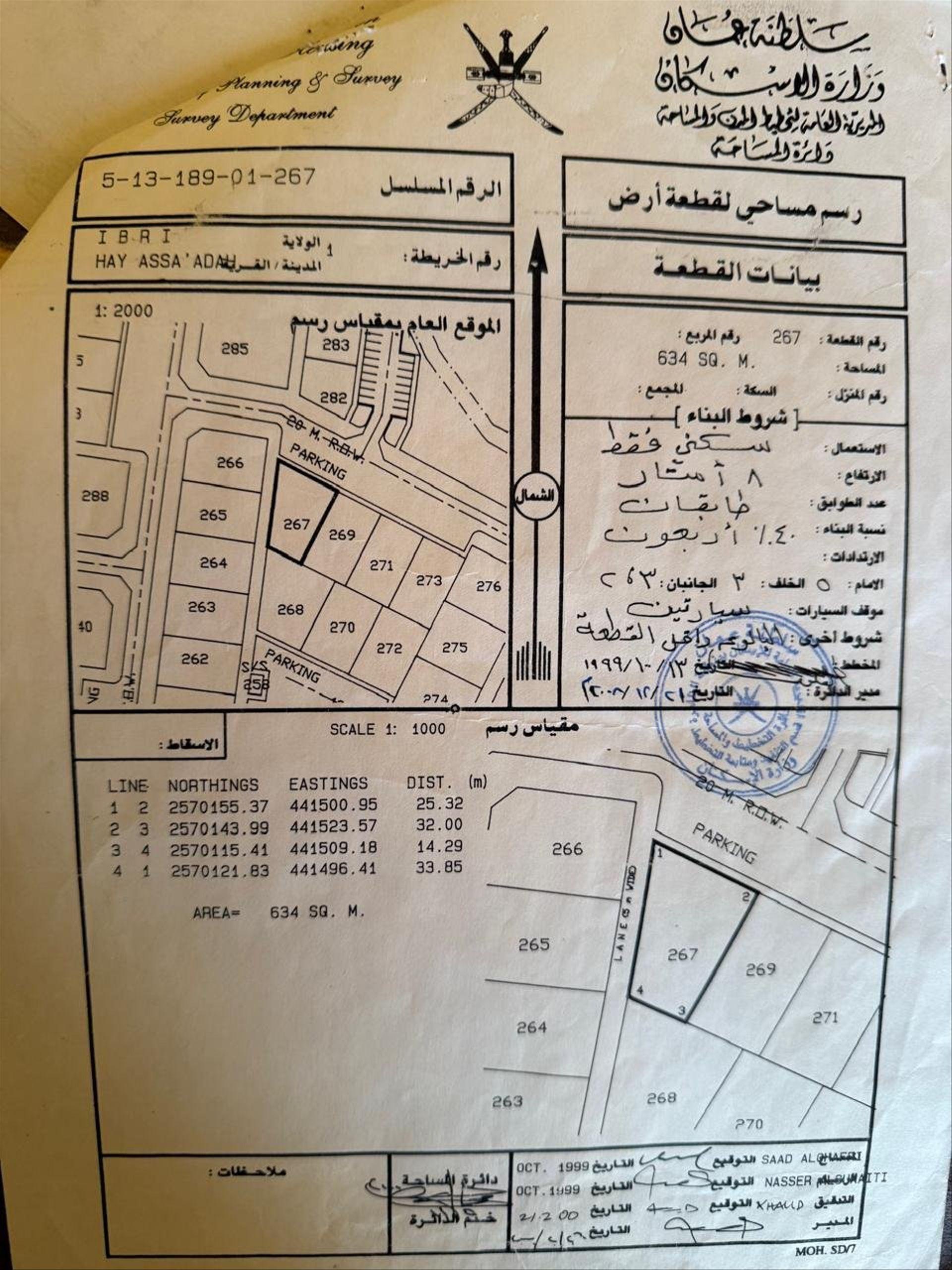 Residential Land in Sayh Al Masarrat, Ibri
