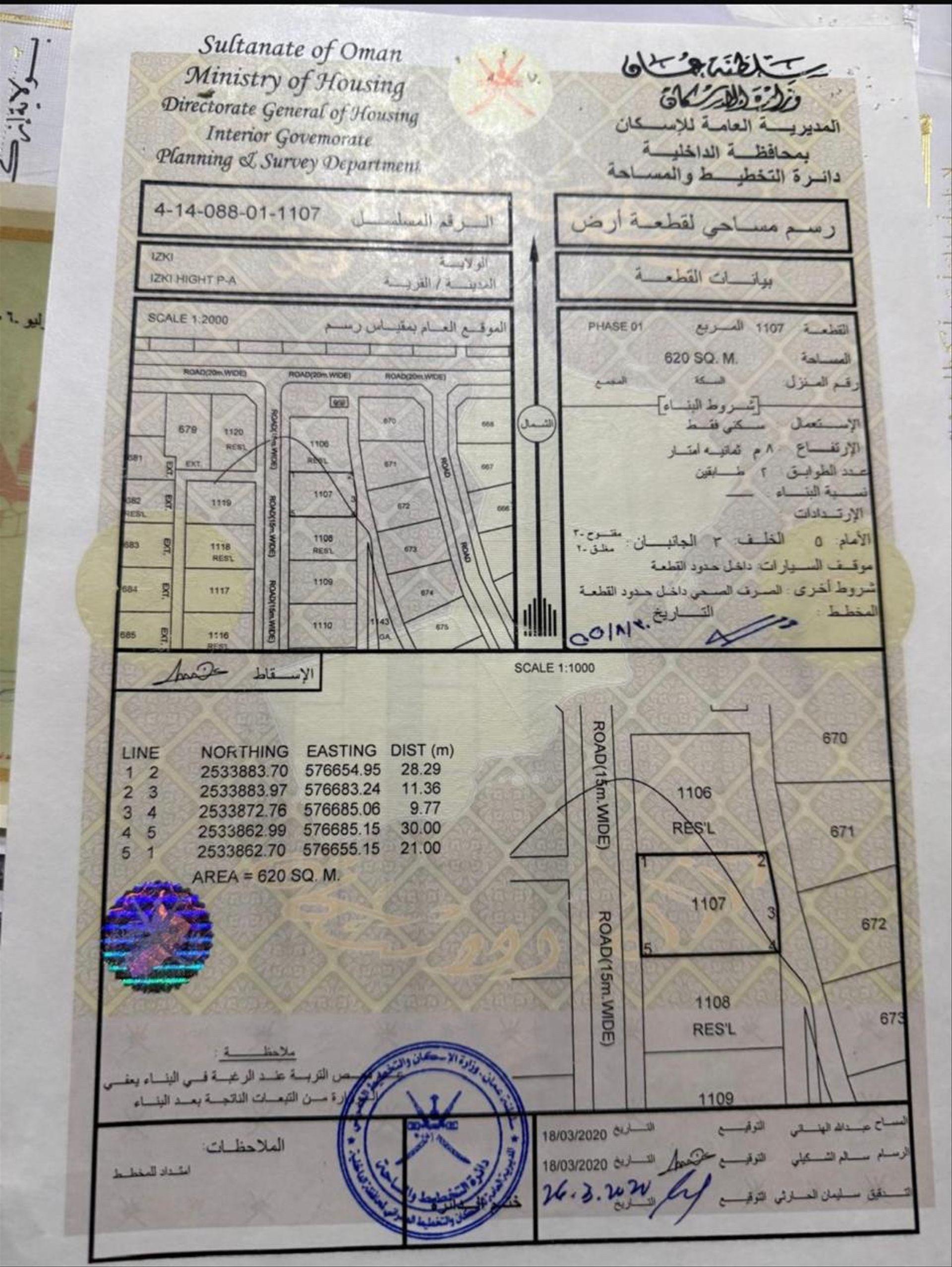 Residential Land in Izki, Ad Dakhliyah