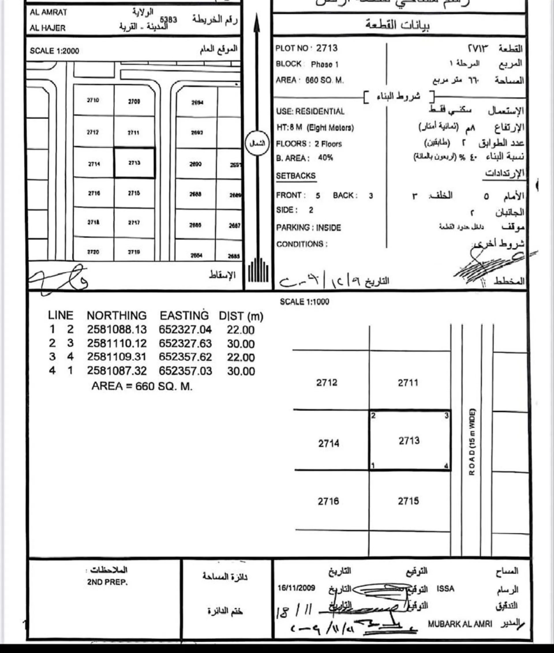Residential Land in Muscat, Al Amrat