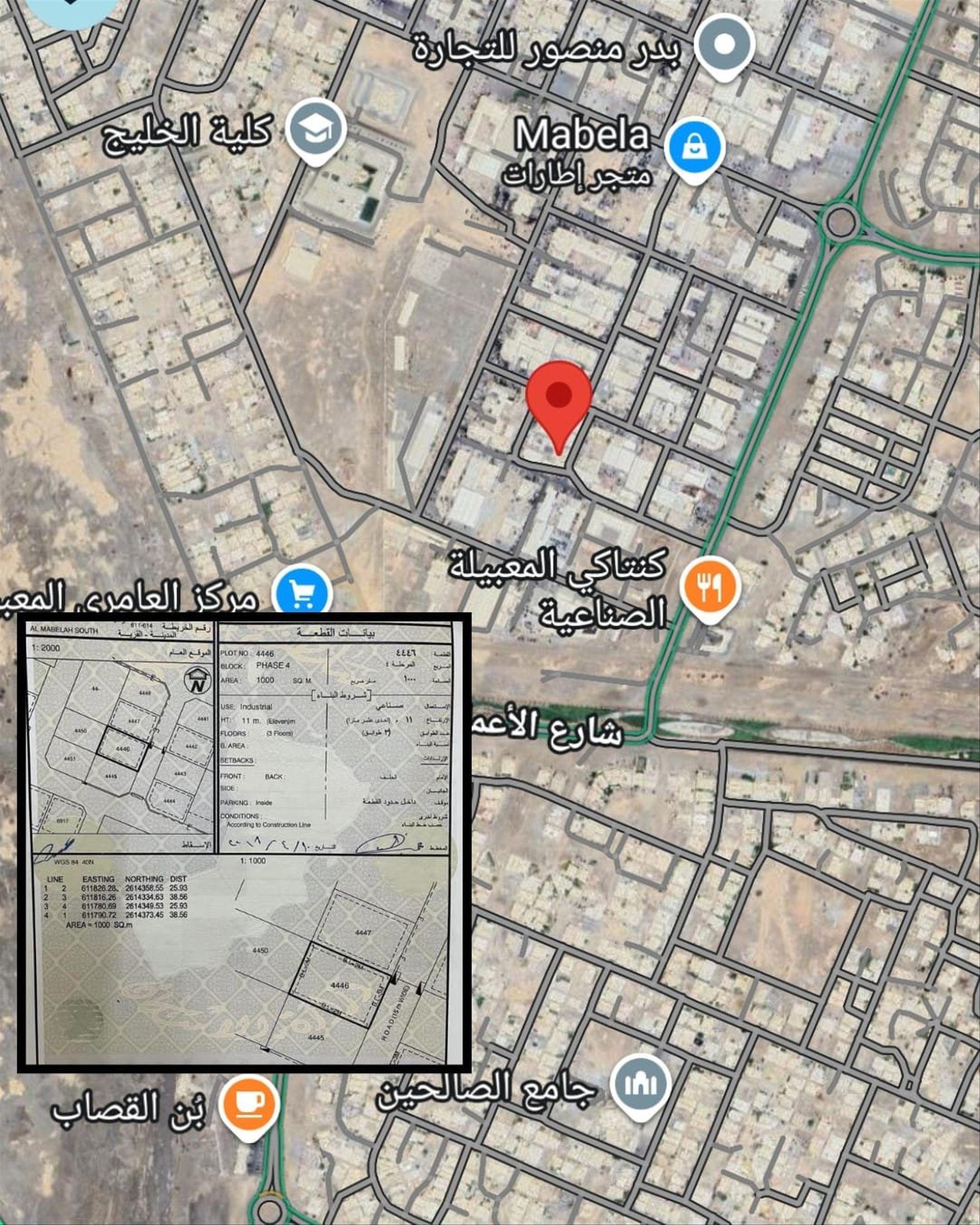 Industrial Land in Al Mabaila Al Janubiyya, Muscat