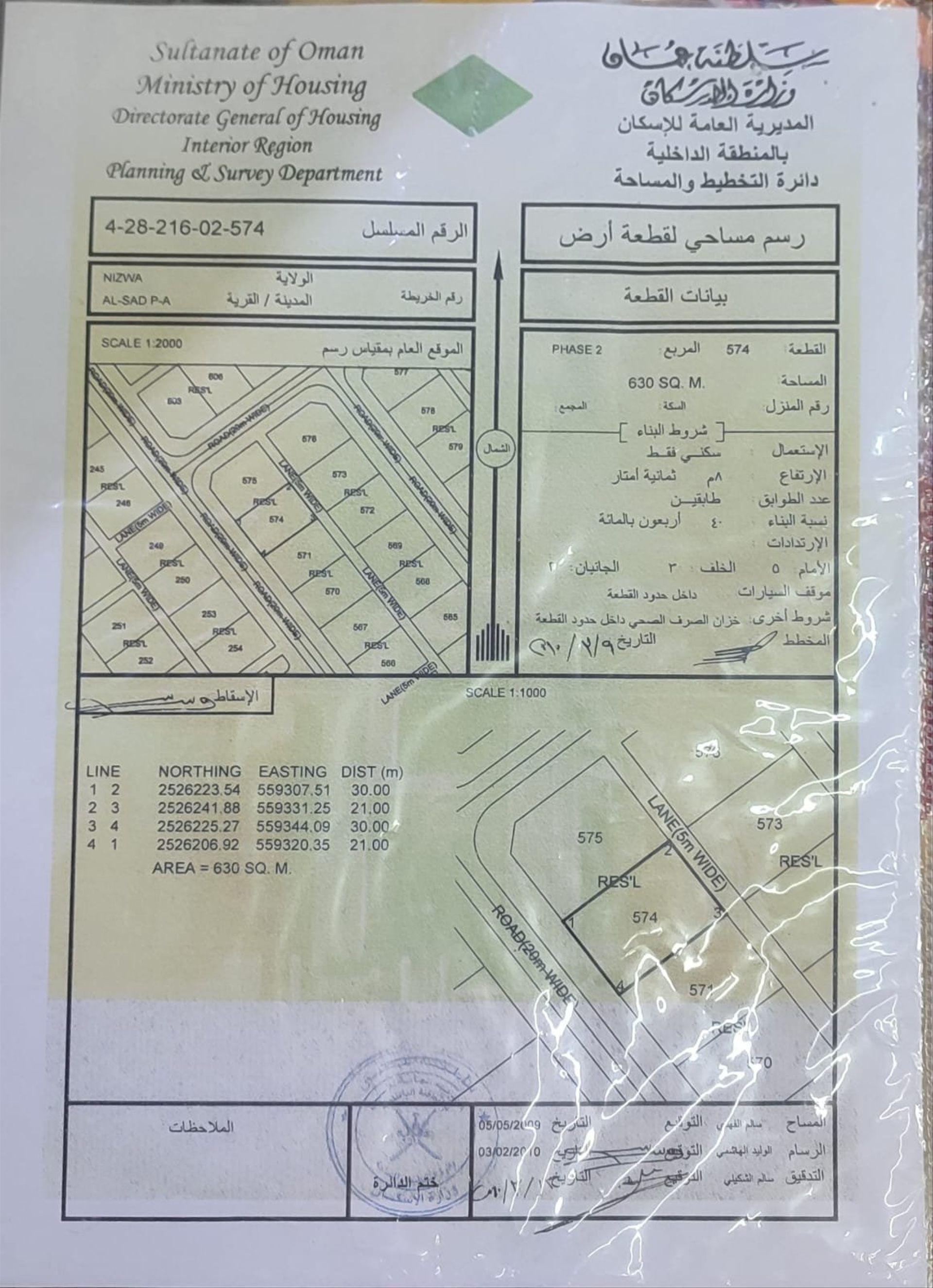 Residential Land in Nizwa, Nizwa IndustriAl Area
