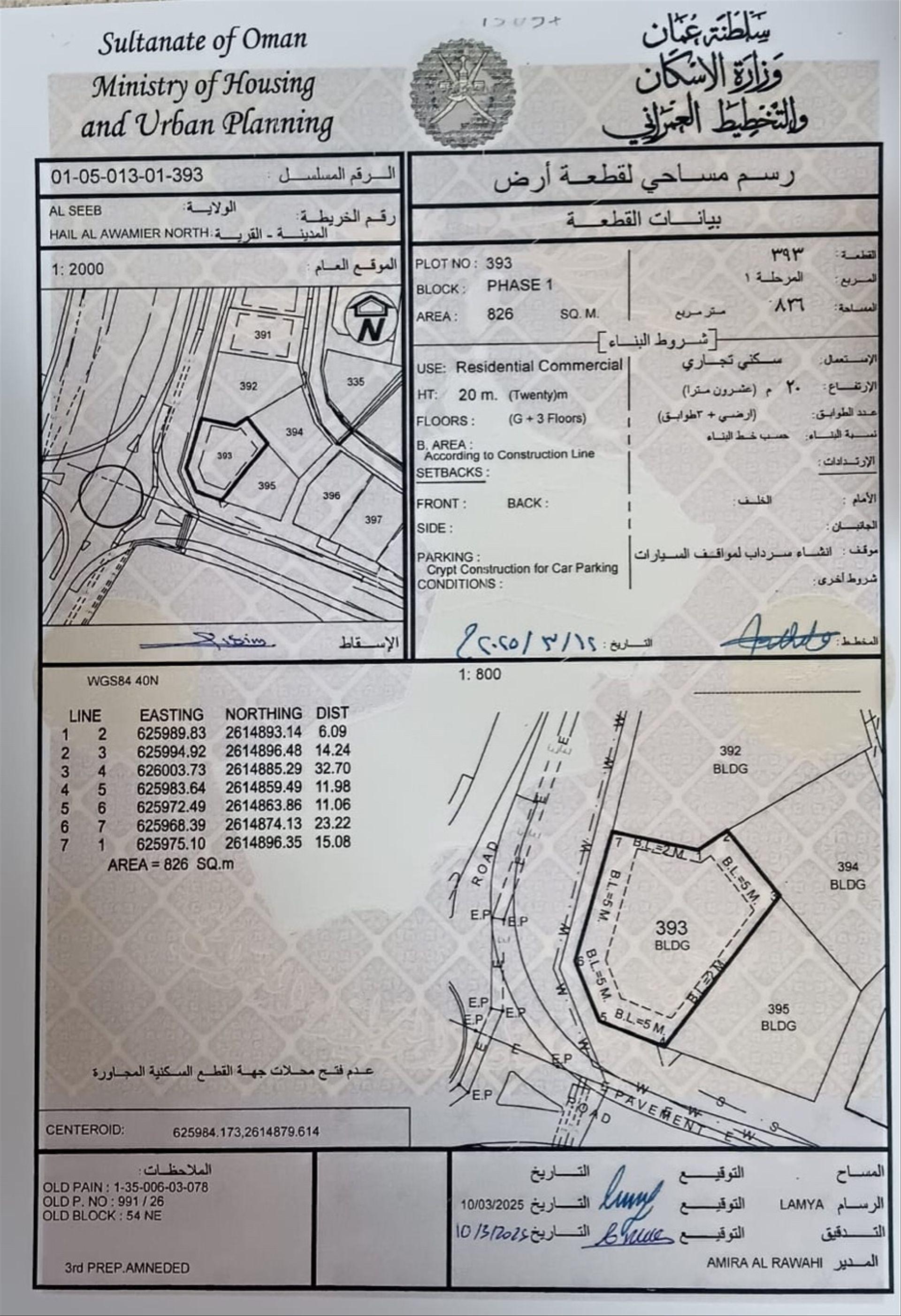 Commercial Land in Al Hail Al Shamaliyya, Muscat