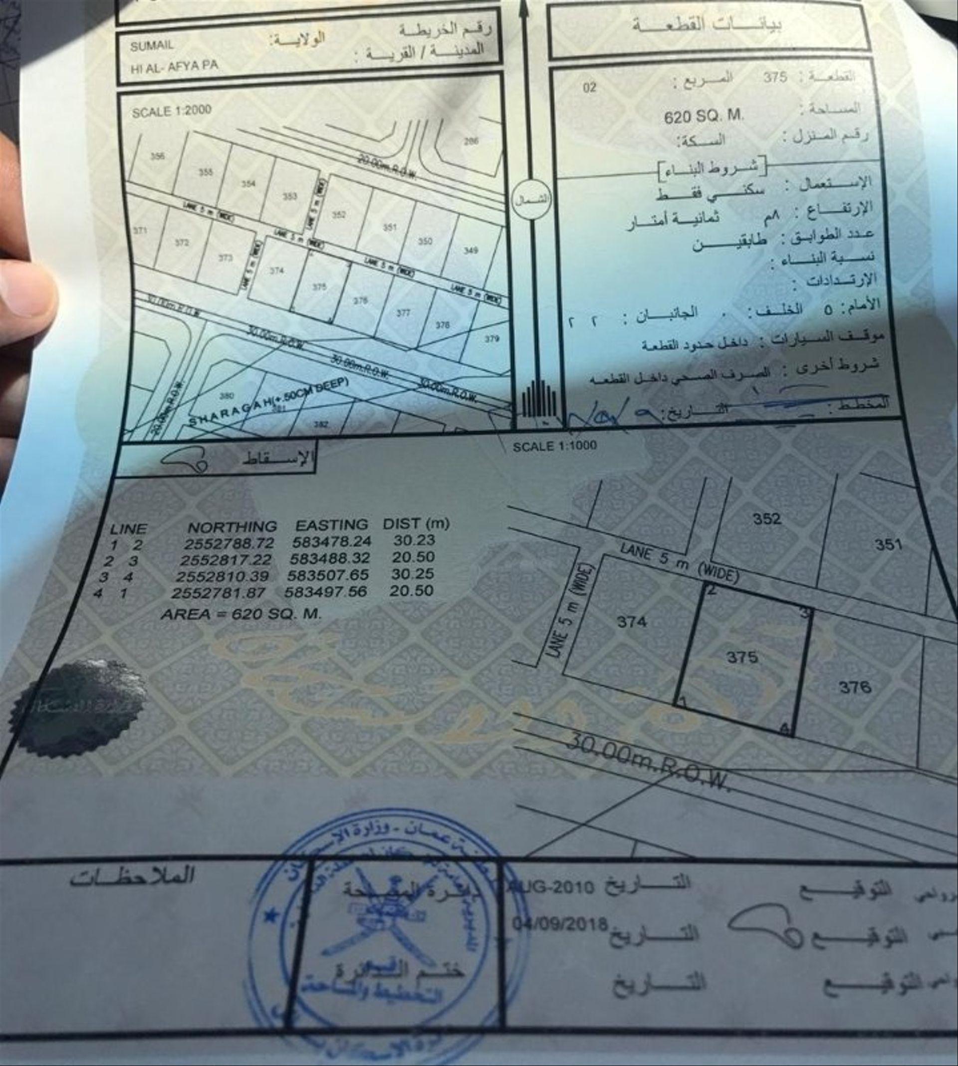 Residential Land in Izki, Wadi Halfayn