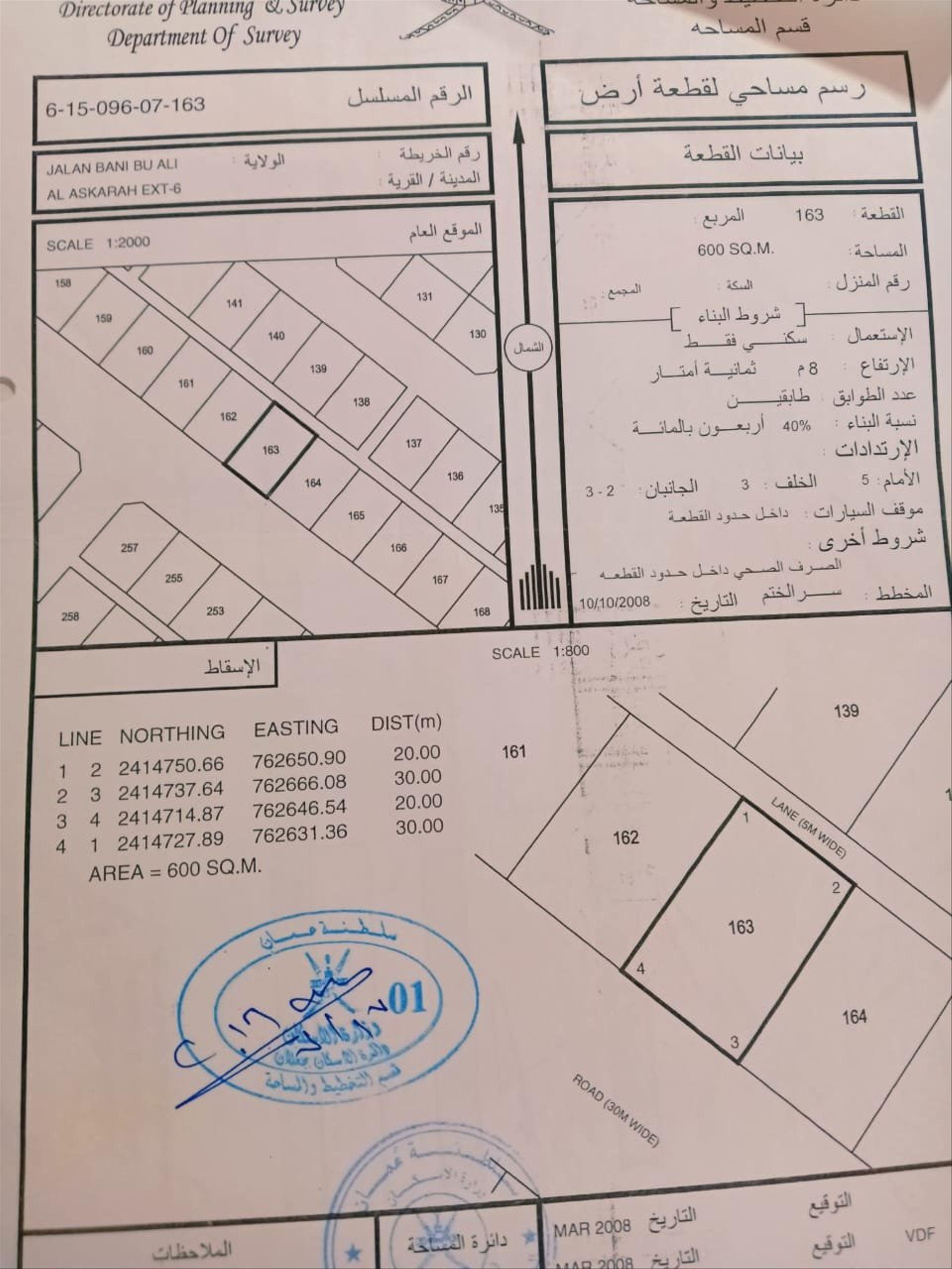Residential Land in Ash Sharqiyah South, Jaalan Bani Bu Ali