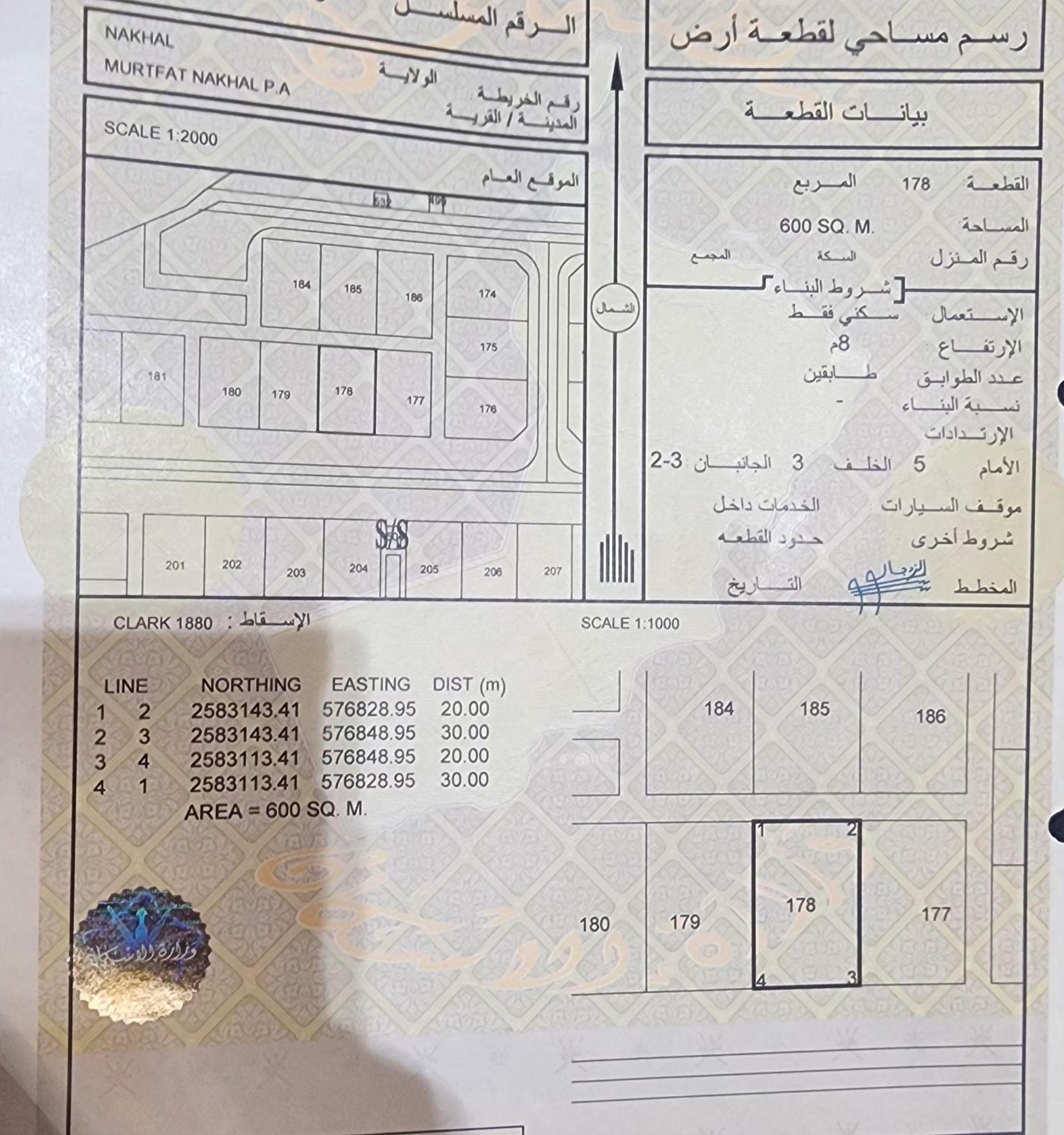 Residential Land in Nakhal, Tawi Al Qurun