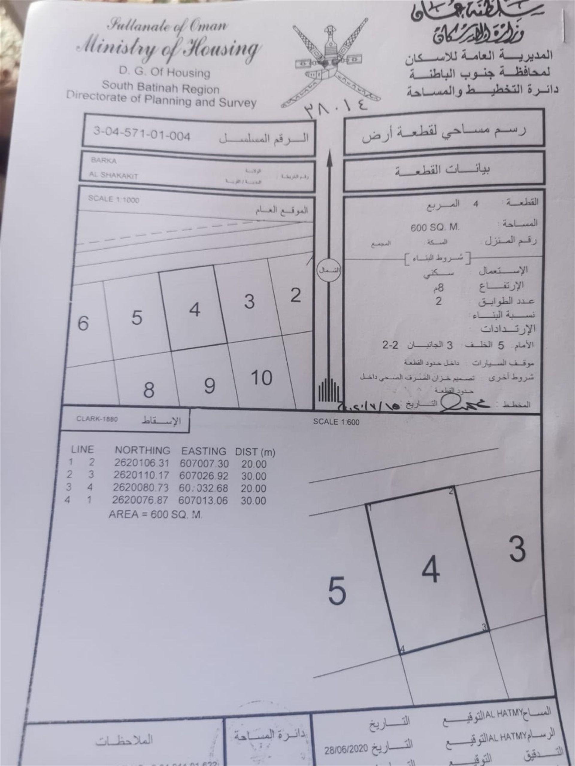 Residential Land in Ash Shakhakhit, Barka