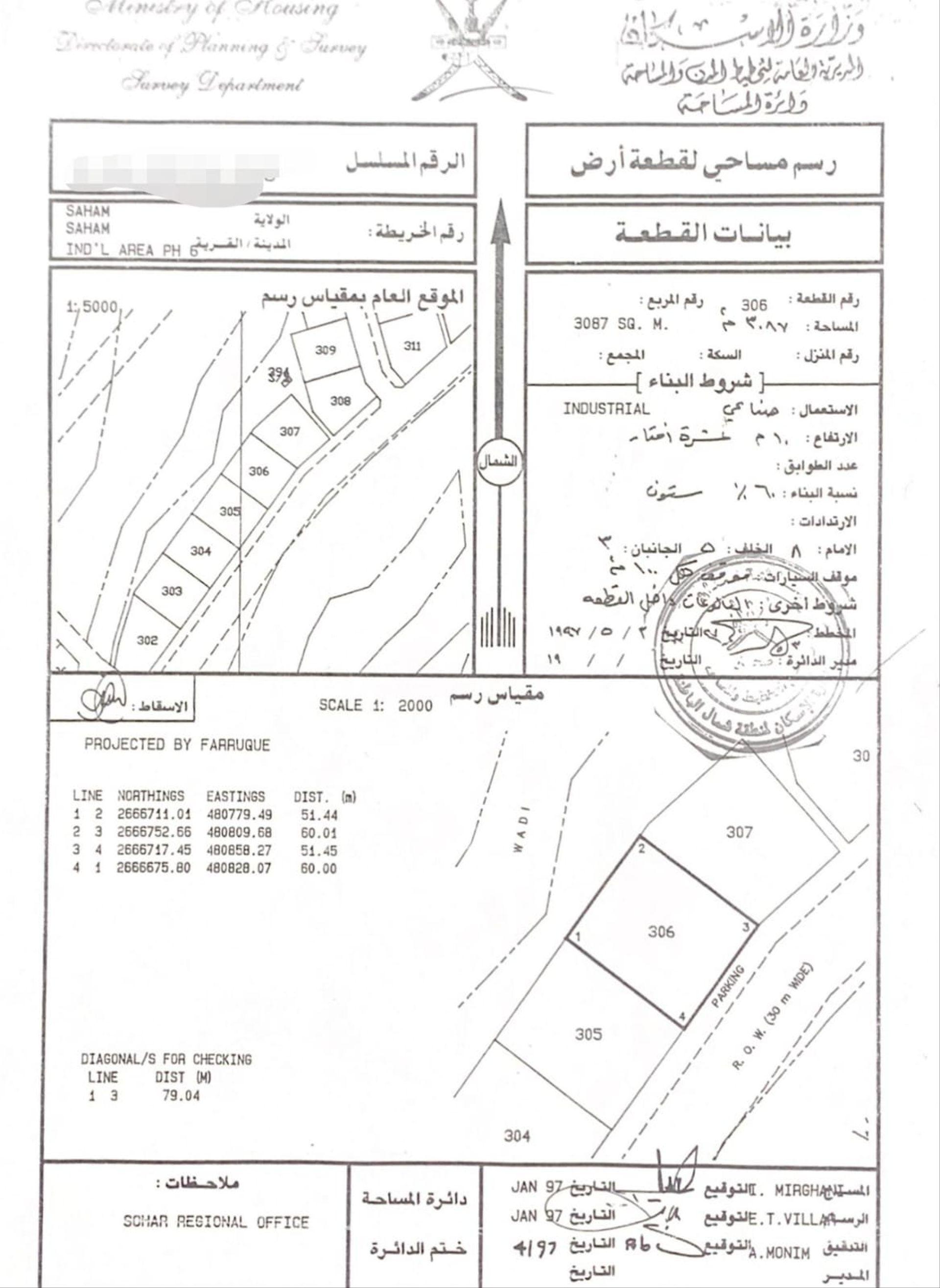 Industrial Land in Saham, Al Qasir