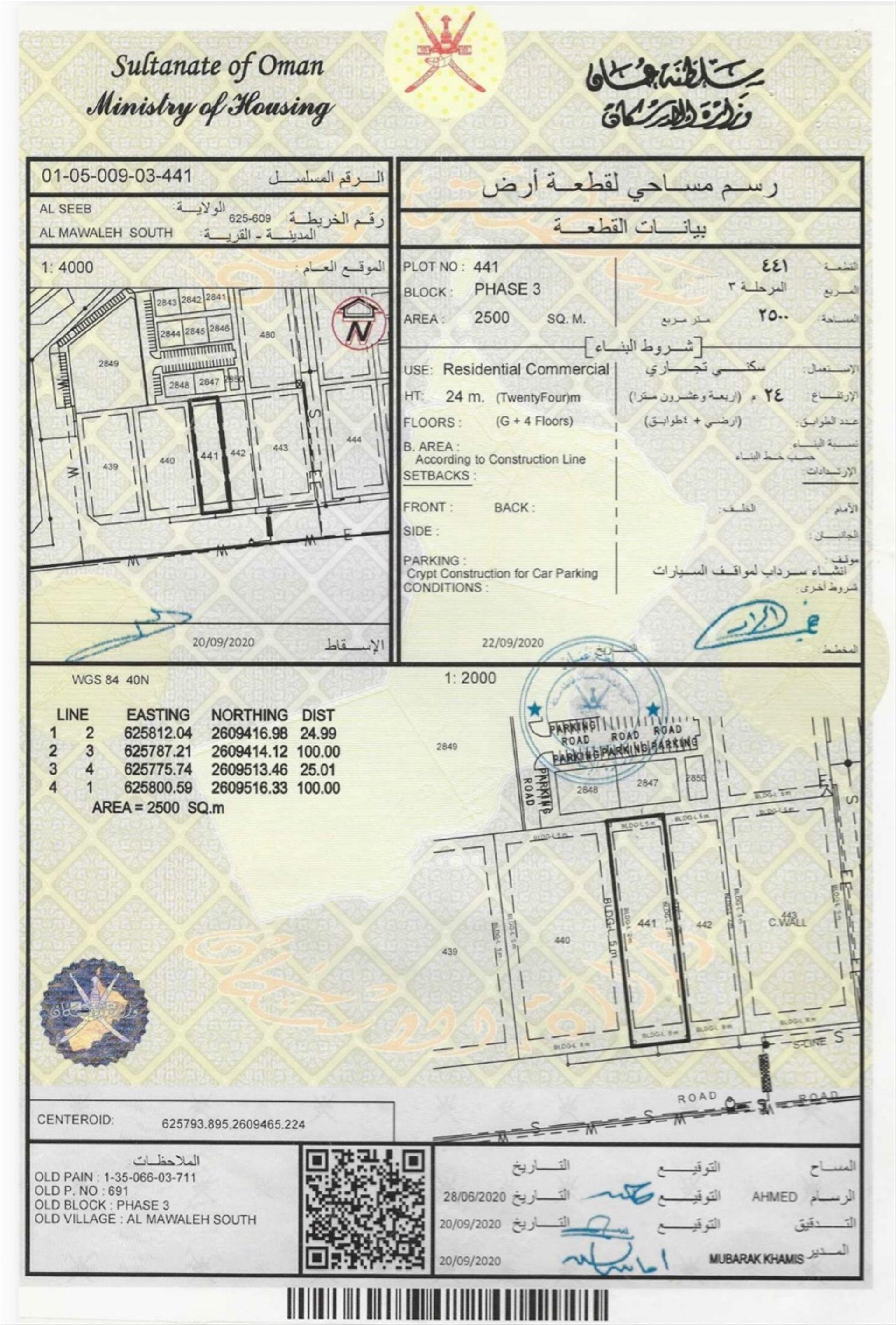 Commercial Land in Al Mawalih Al Janubiyya, Muscat