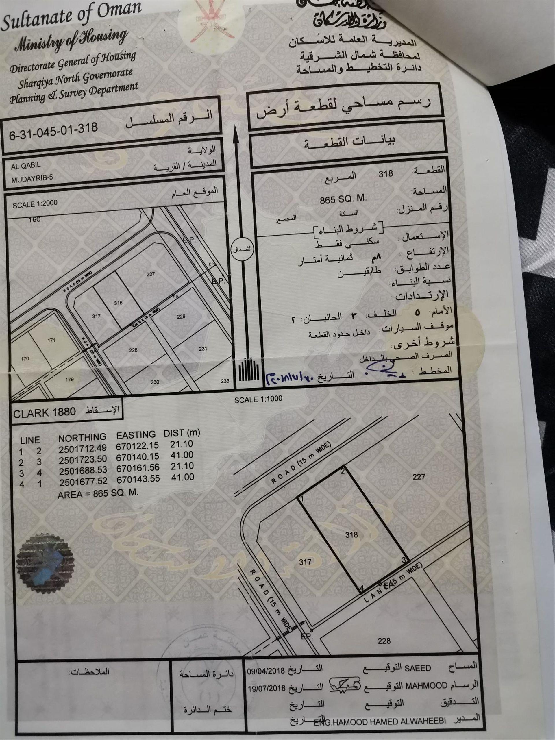 Residential Land in Al Qabil, Al Mudhayrib