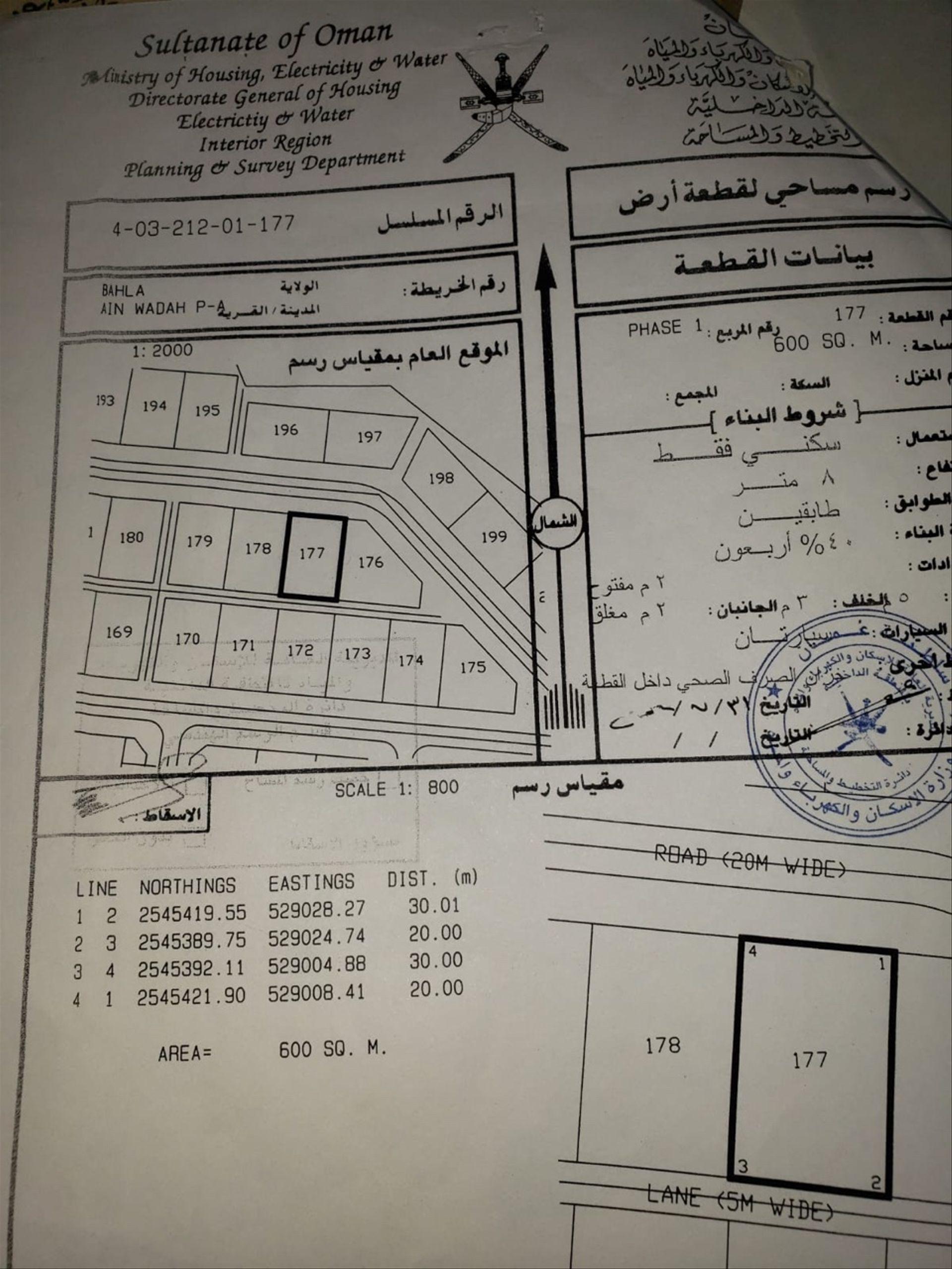 Residential Land in Al Batha, Ad Dakhliyah