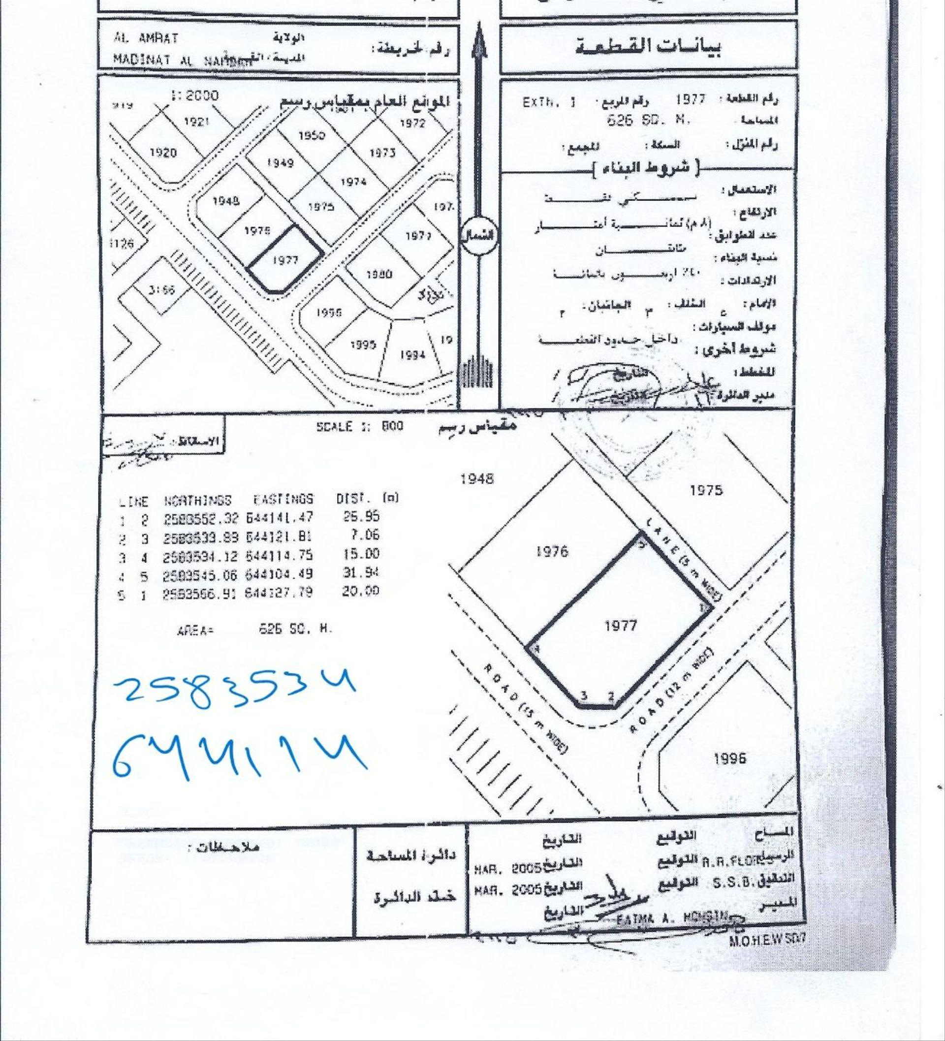 Residential Land in Muscat, Al Amrat