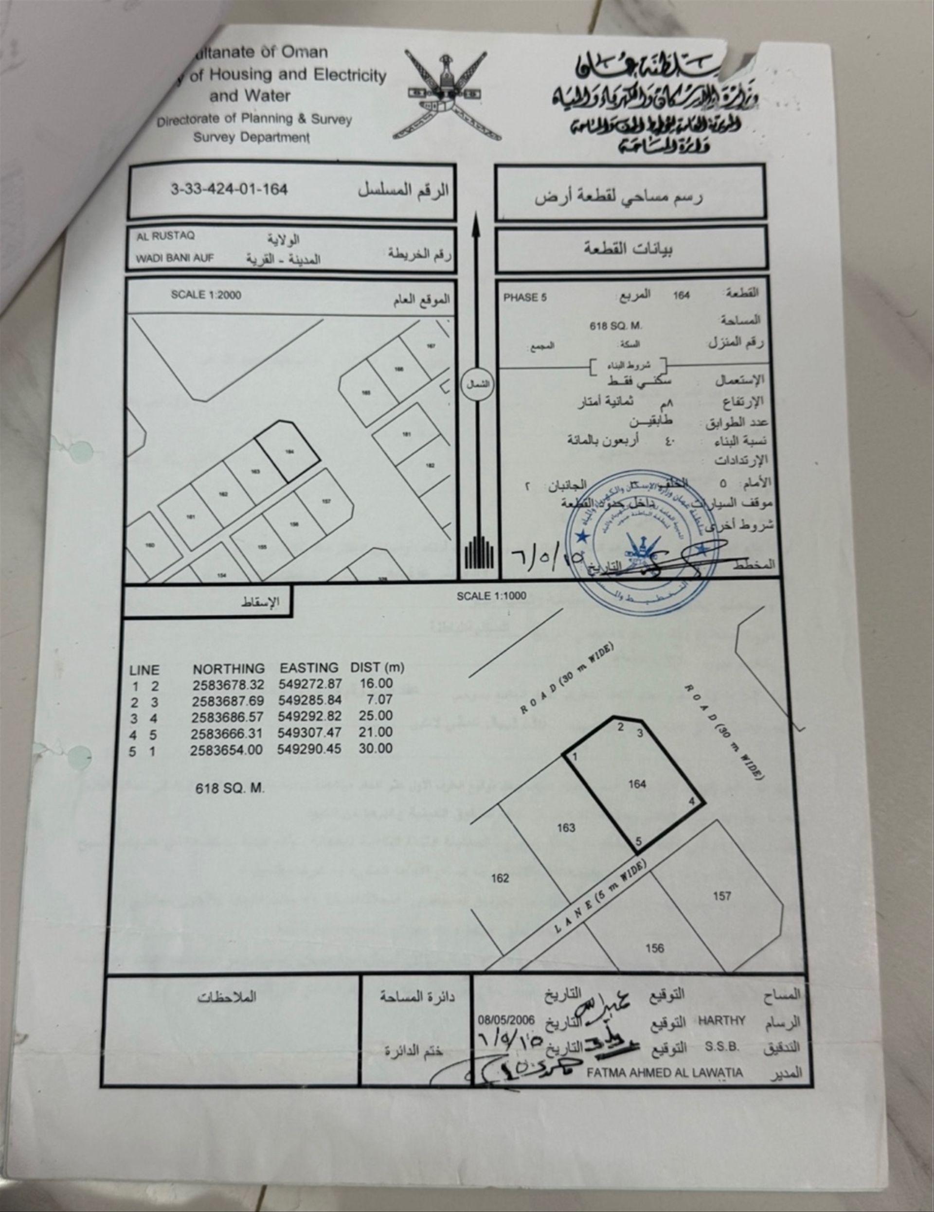 Residential Land in Ar Rustaq, Al Batinah South