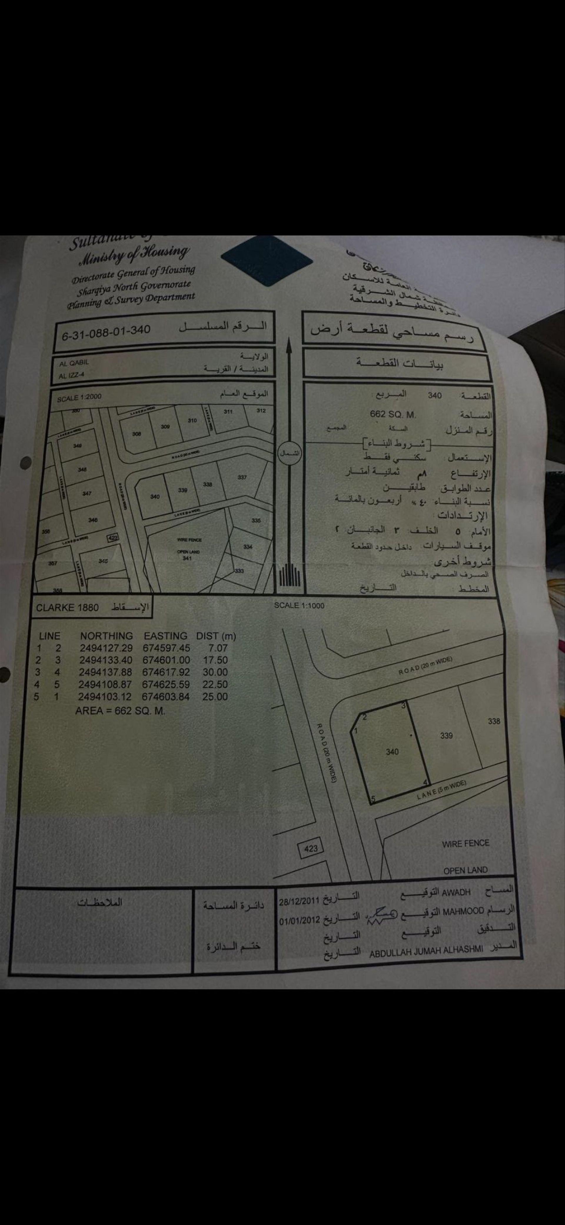 Residential Land in Al Qabil, Al Qabil
