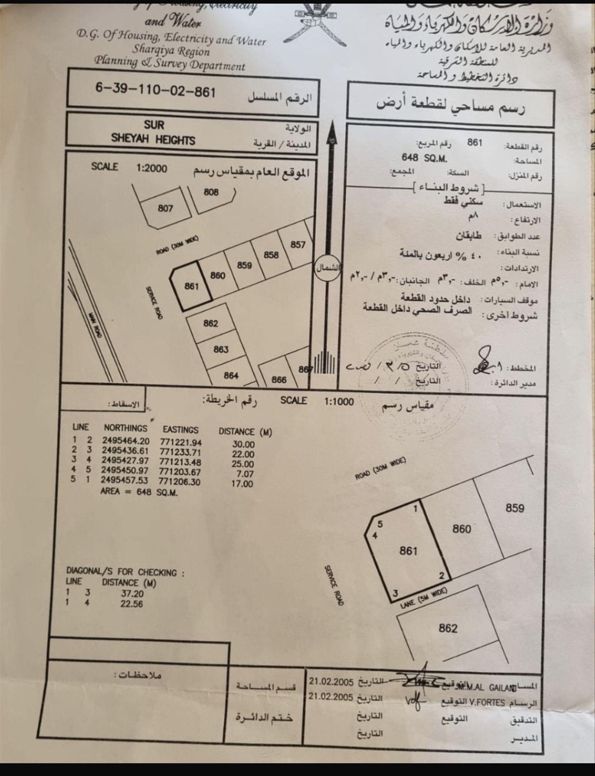 Residential Land in Sur, Ash Sharqiyah South