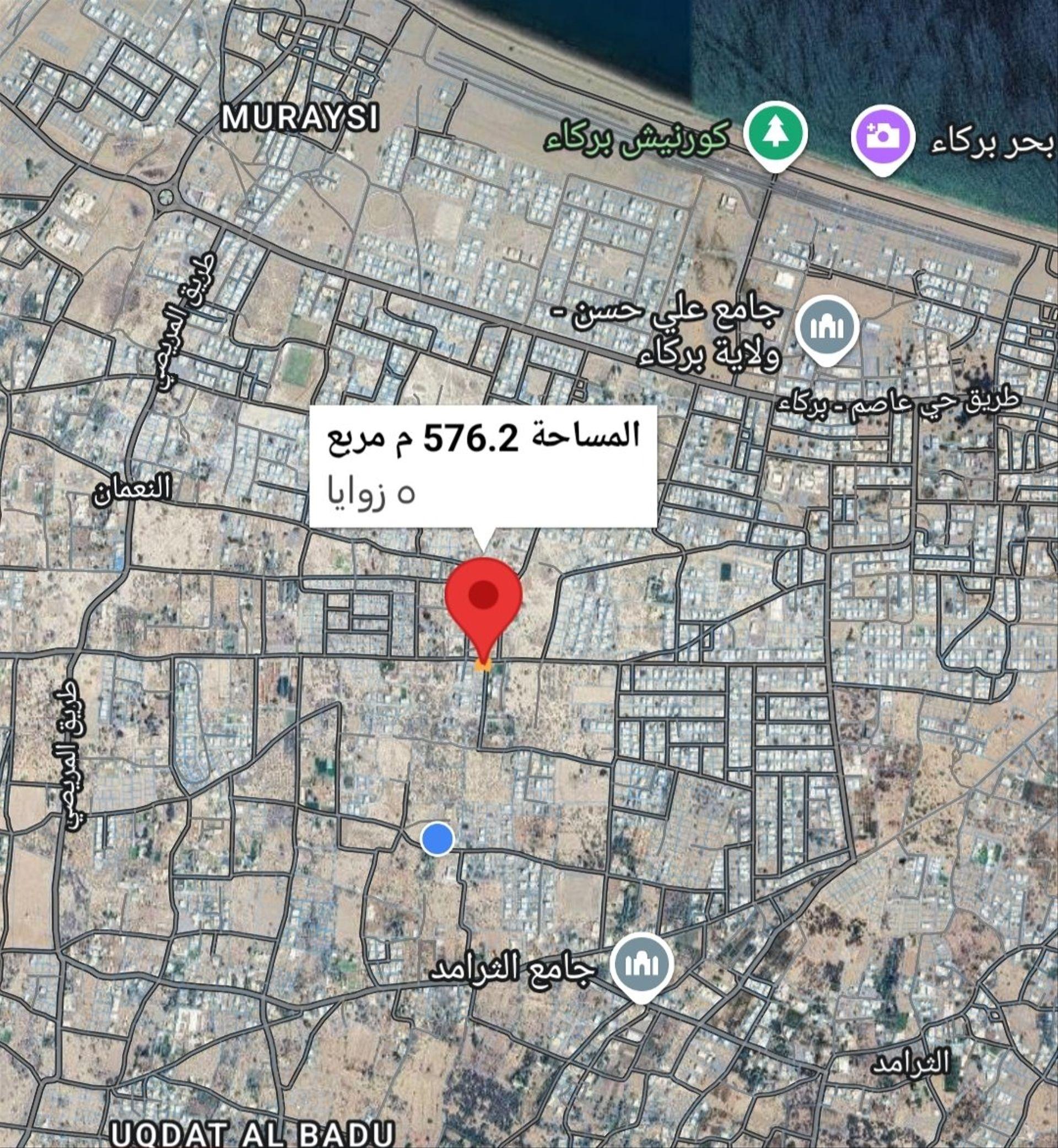 Residential Land in Al Muraysi, Barka