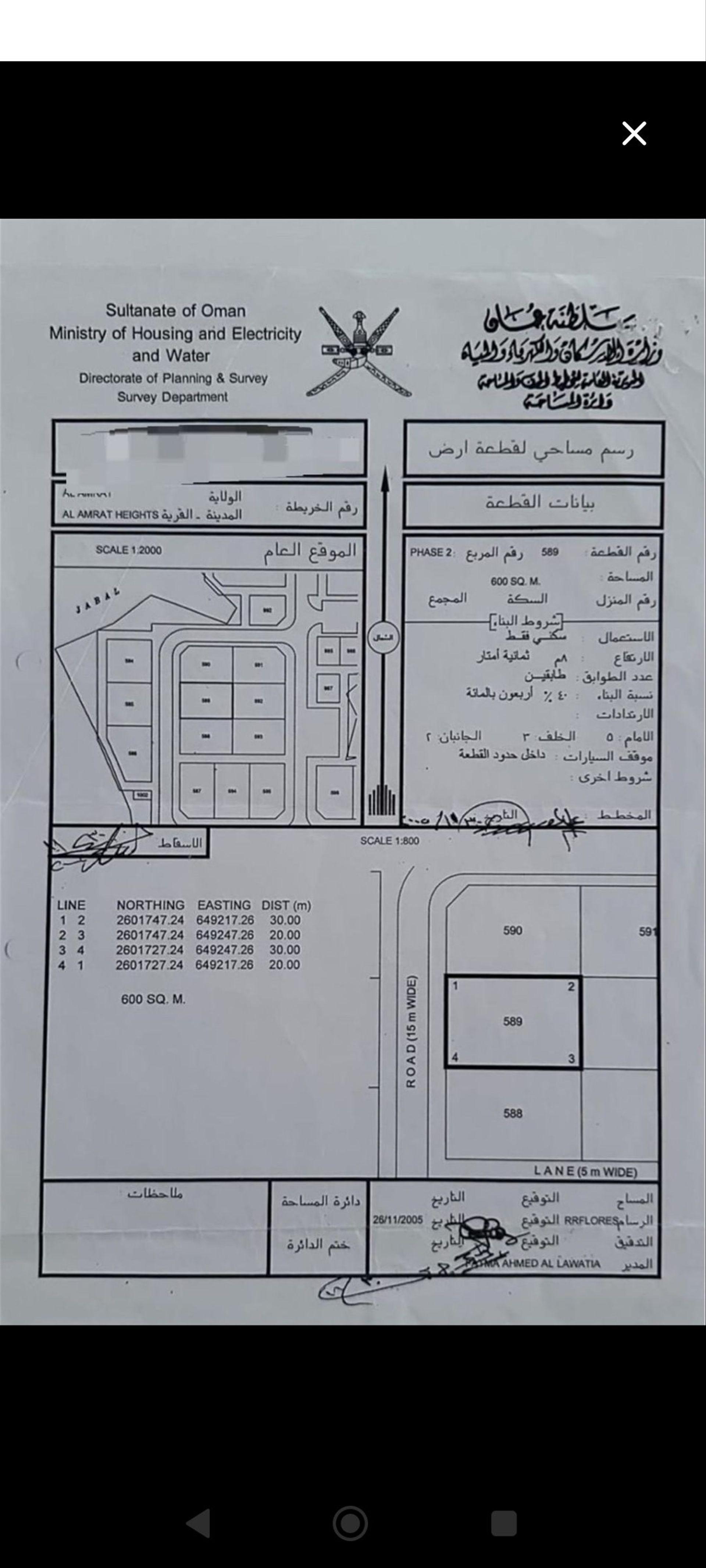 Residential Land in Muscat, Al Amrat