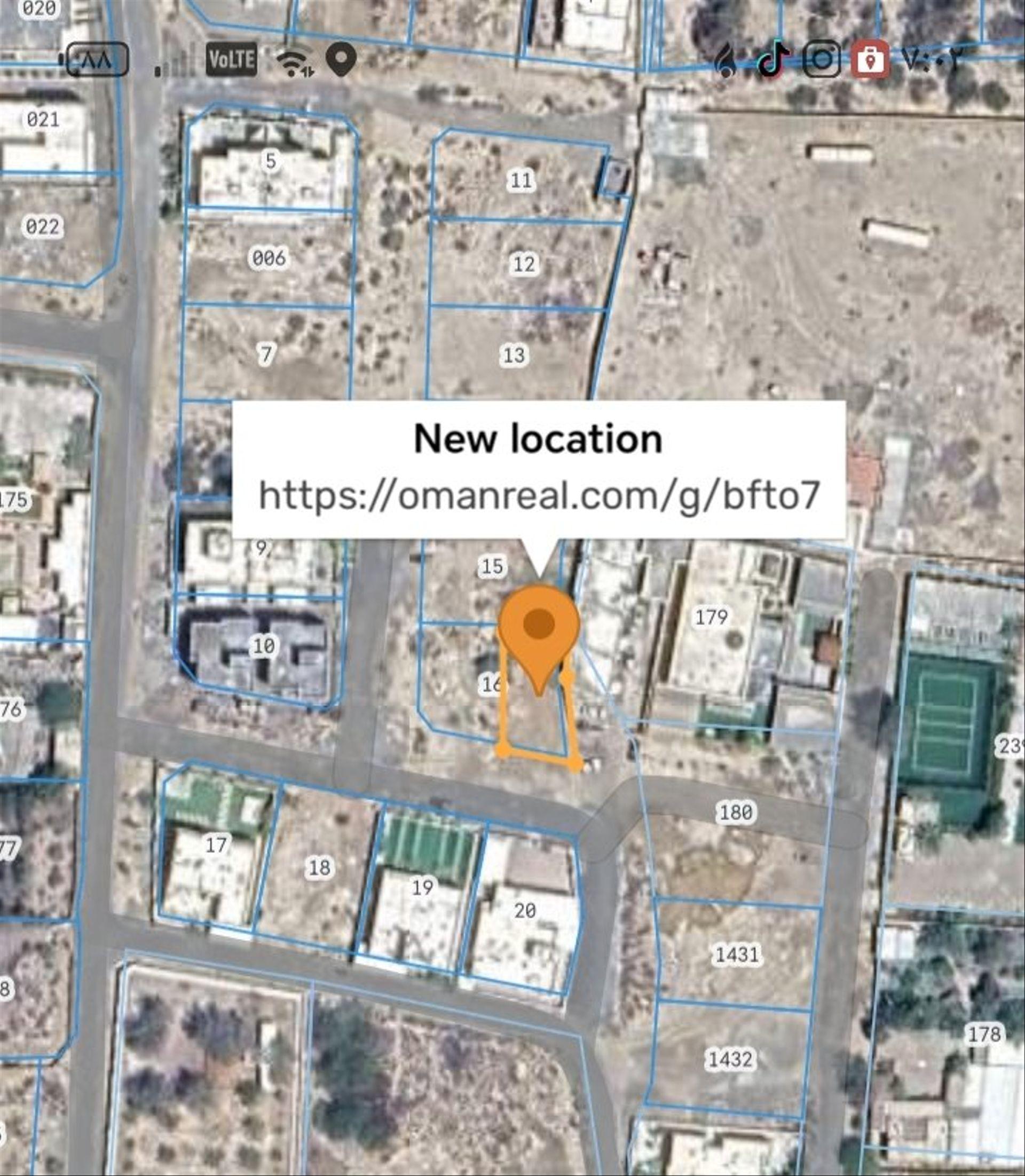 Residential Land in Al Jihaylah, Barka