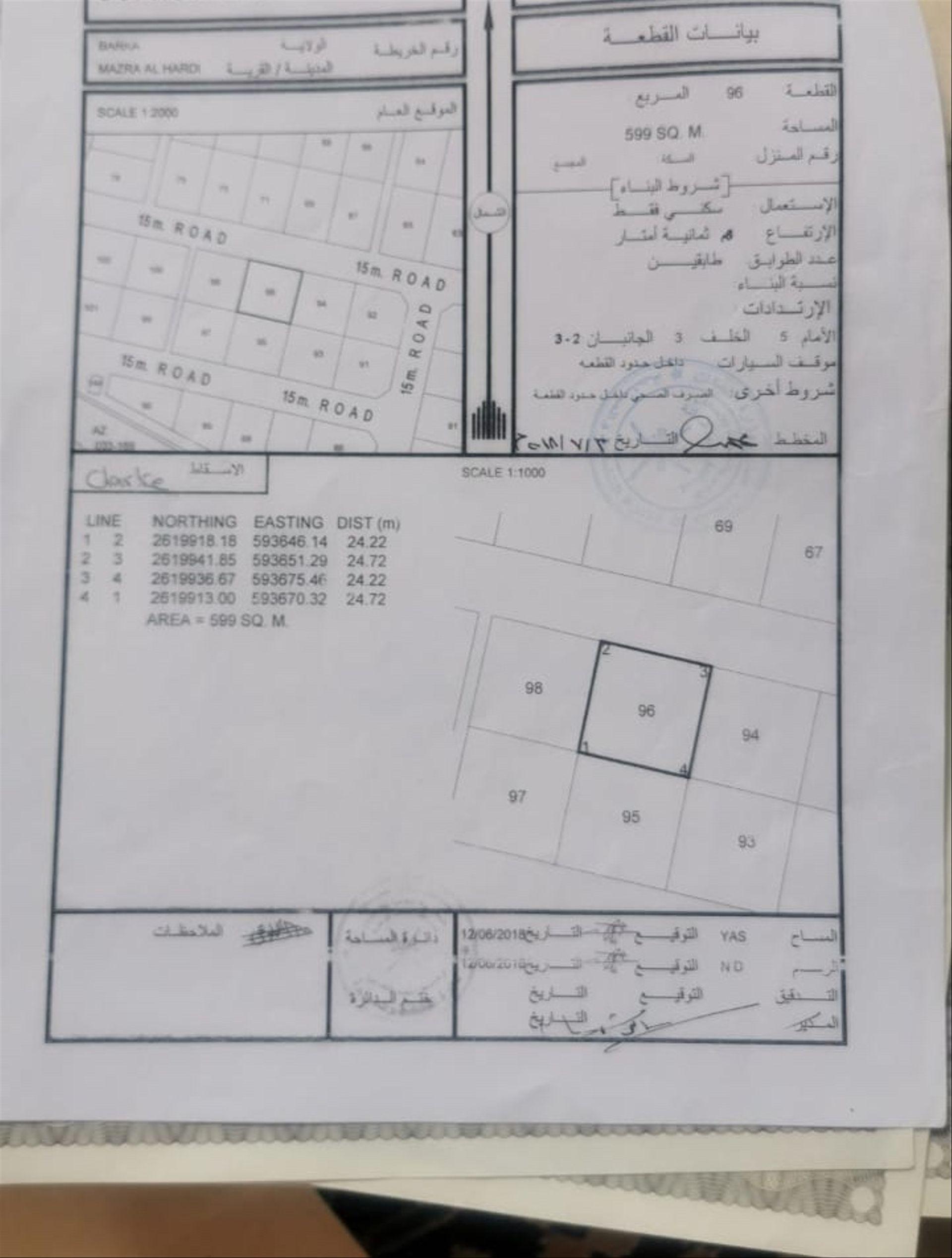 Residential Land in Mazra Al Haradi, Barka
