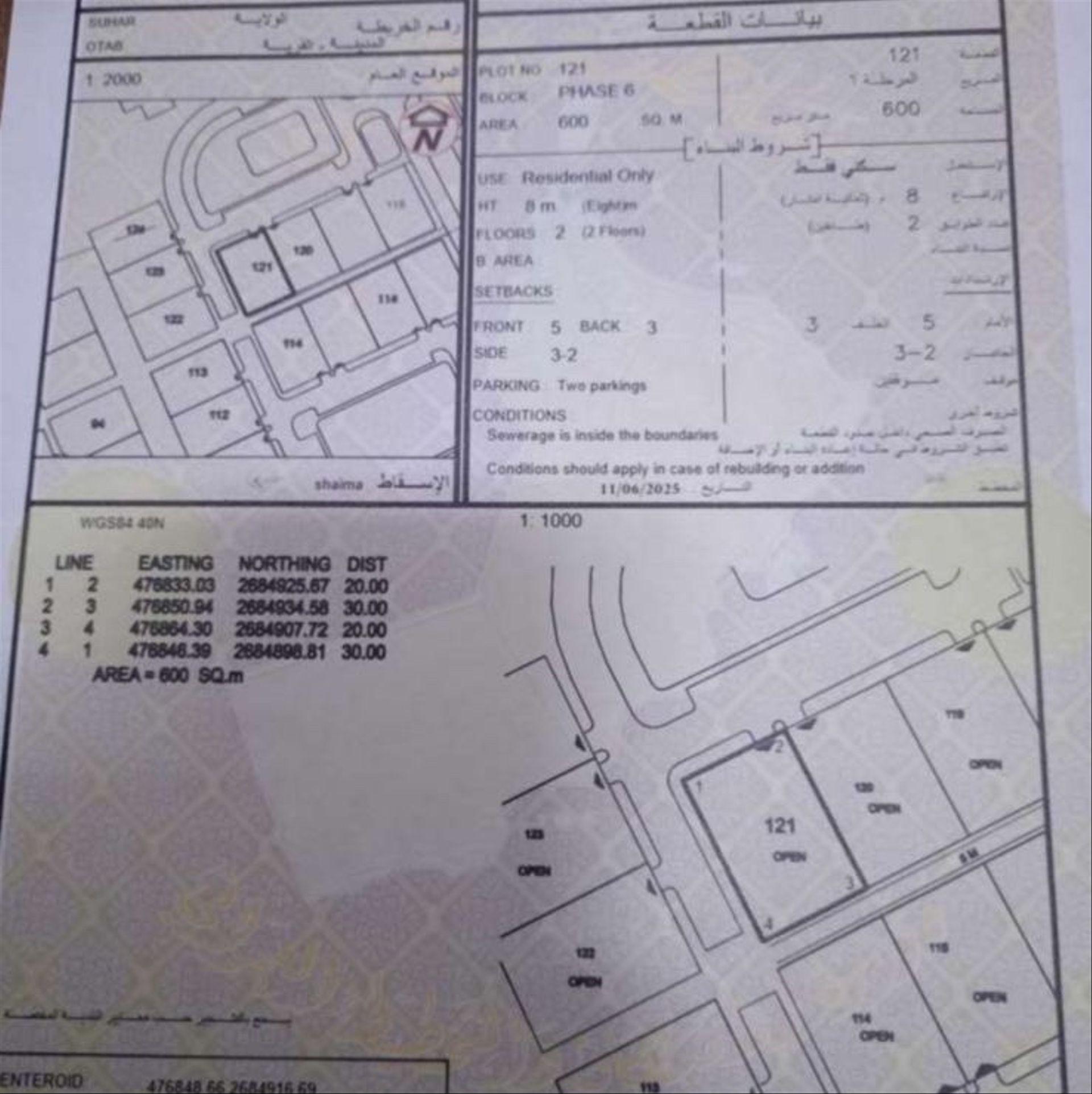 Residential Land in Sohar, Sohar