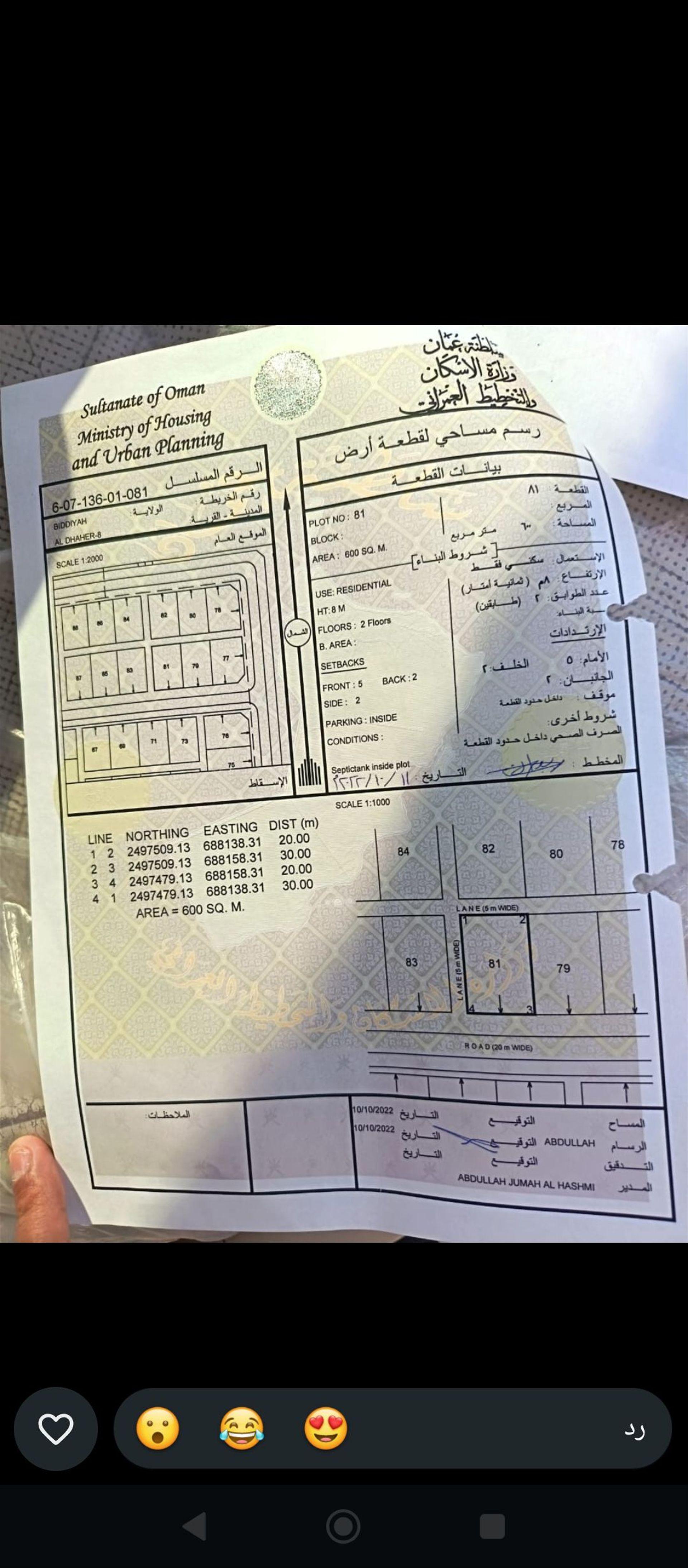 Residential Land in Bidiyah, Ash Sharqiyah North
