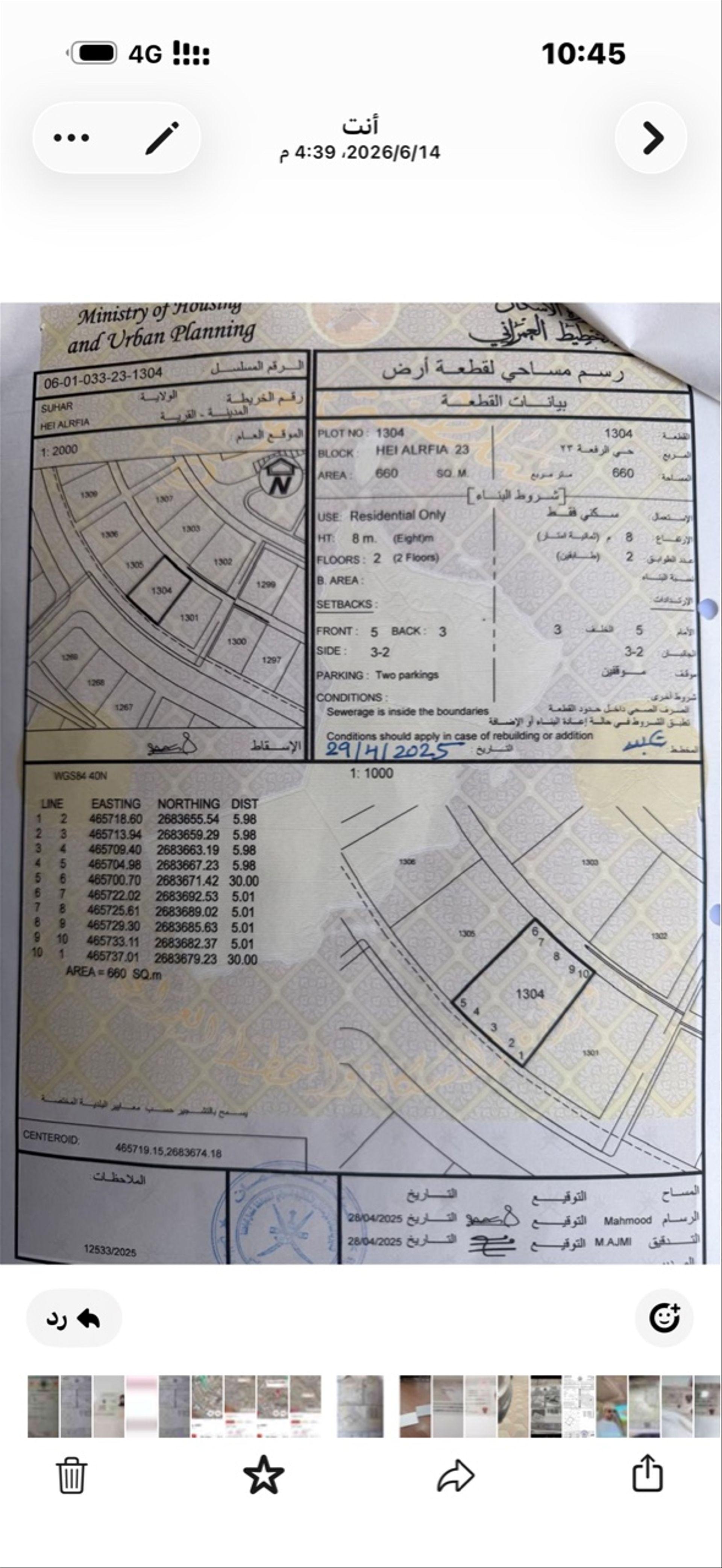 Residential Land in Sayh Al Makarim, Sohar