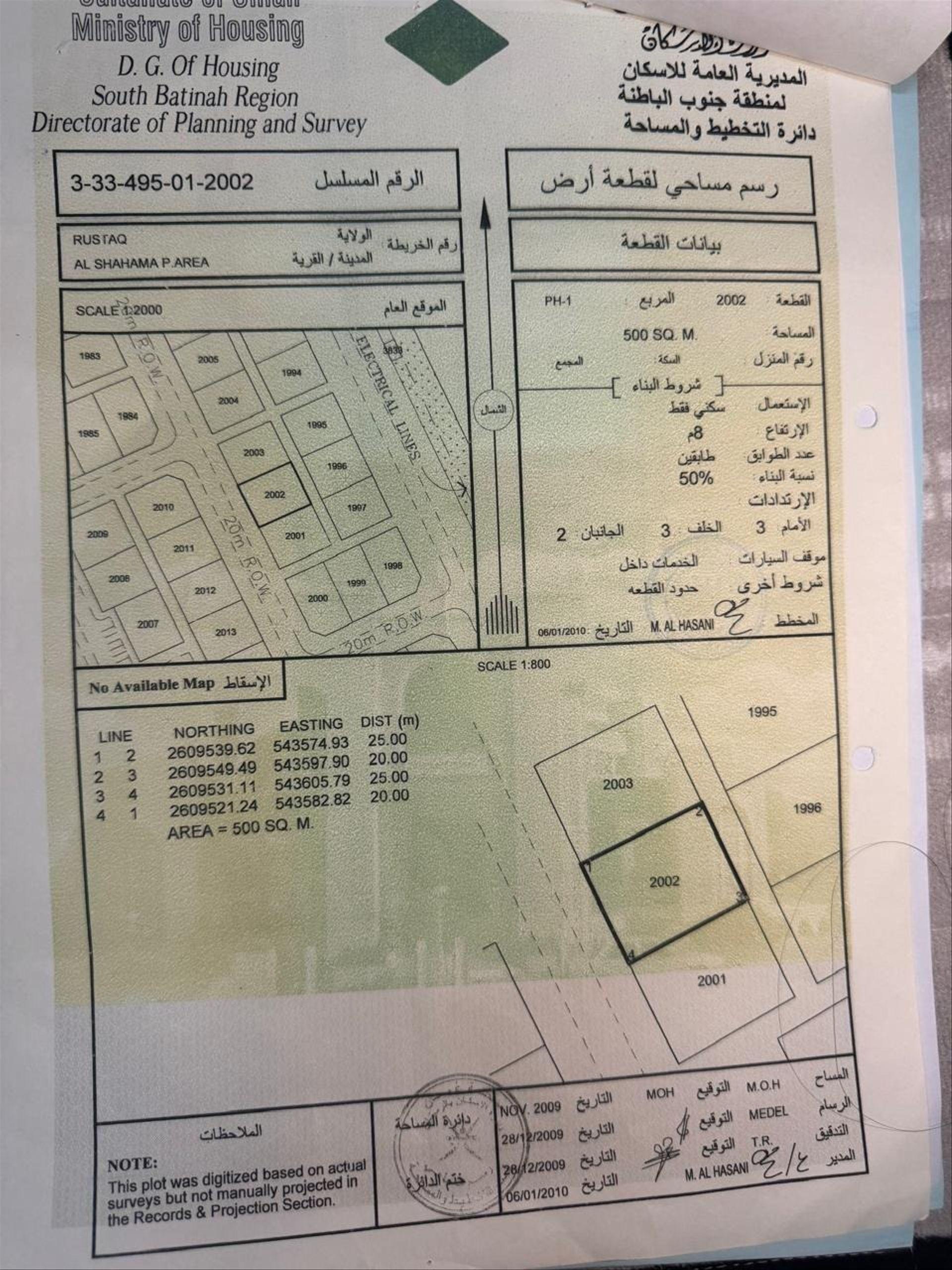 Residential Land in Ar Rustaq, Al Batinah South