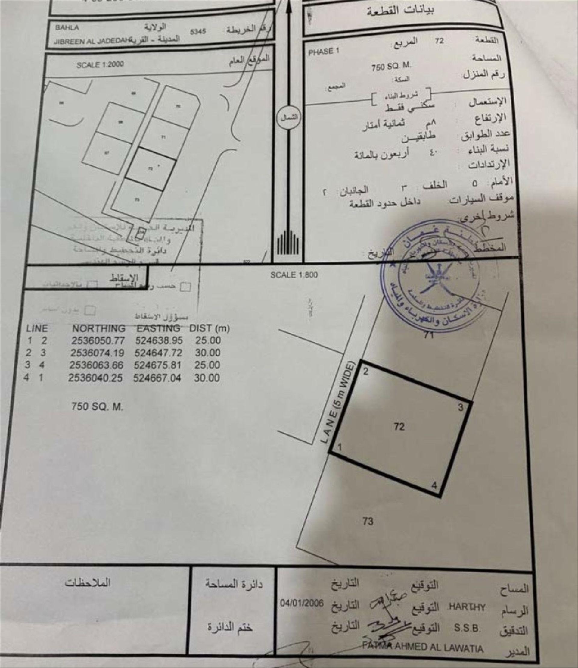 Residential Land in Tawi An Nisf, Ad Dakhliyah