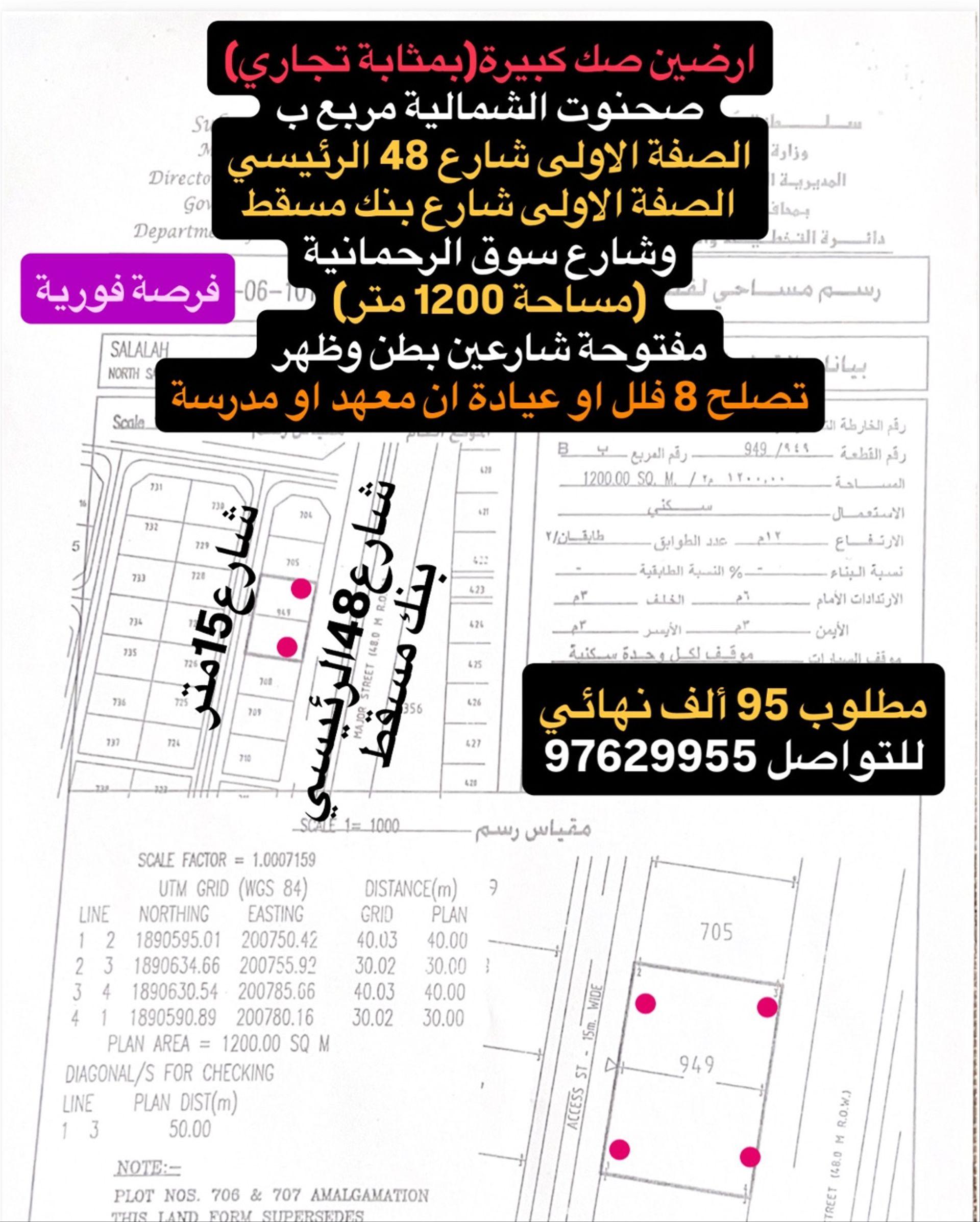 Residential Land in Salalah, Dhofar