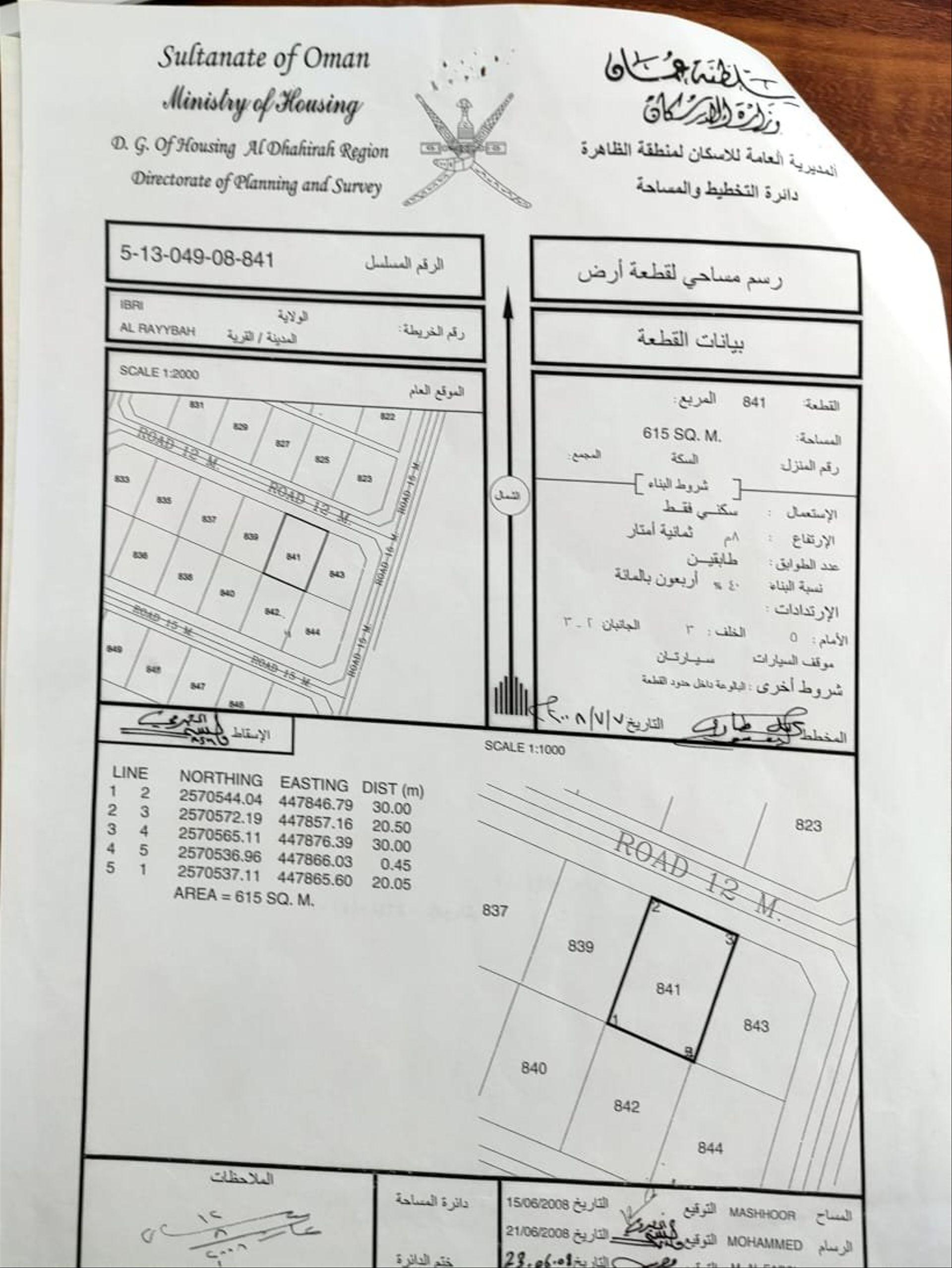 Residential Land in Ibri, Ibri