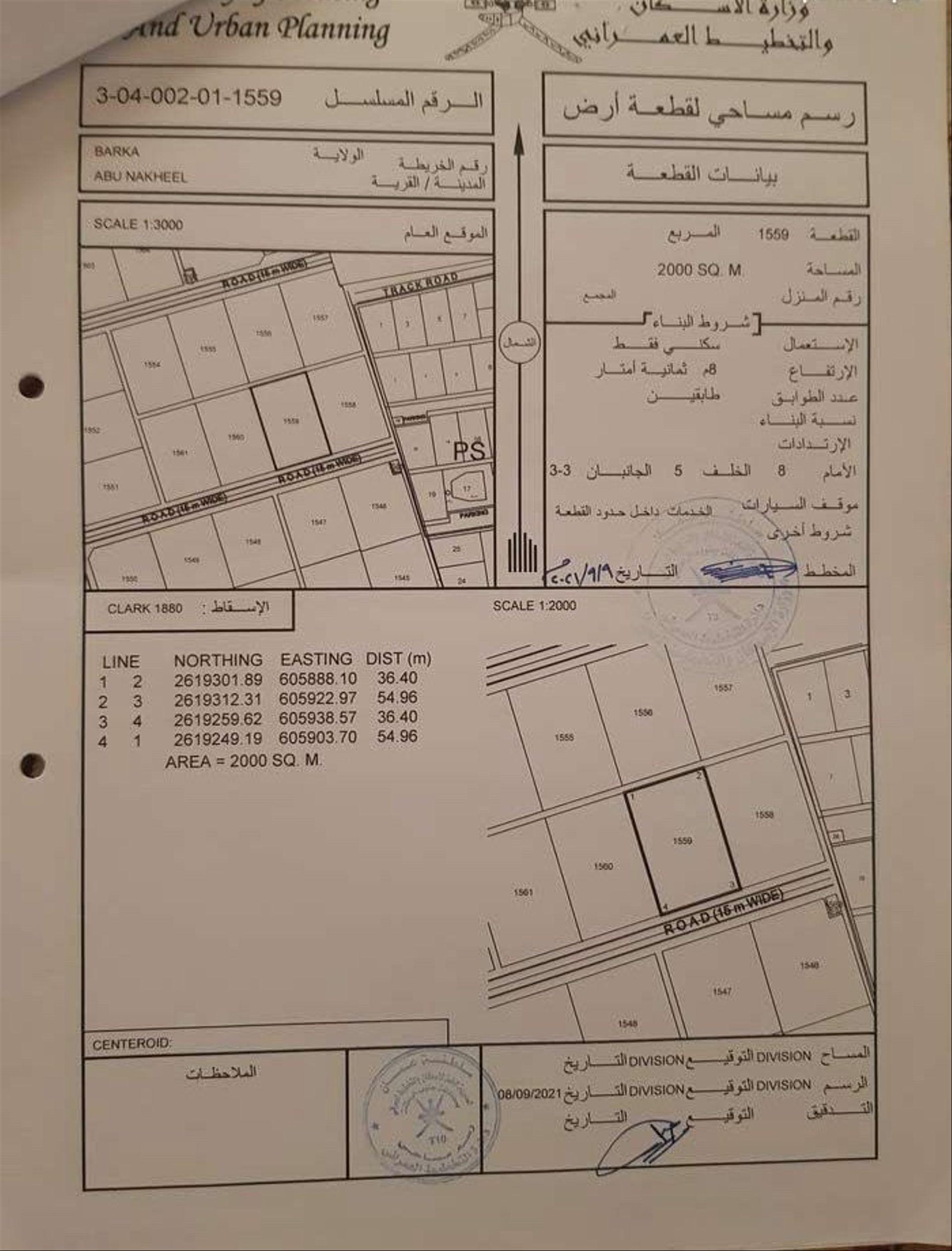 Residential Land in Ash Shakhakhit, Barka