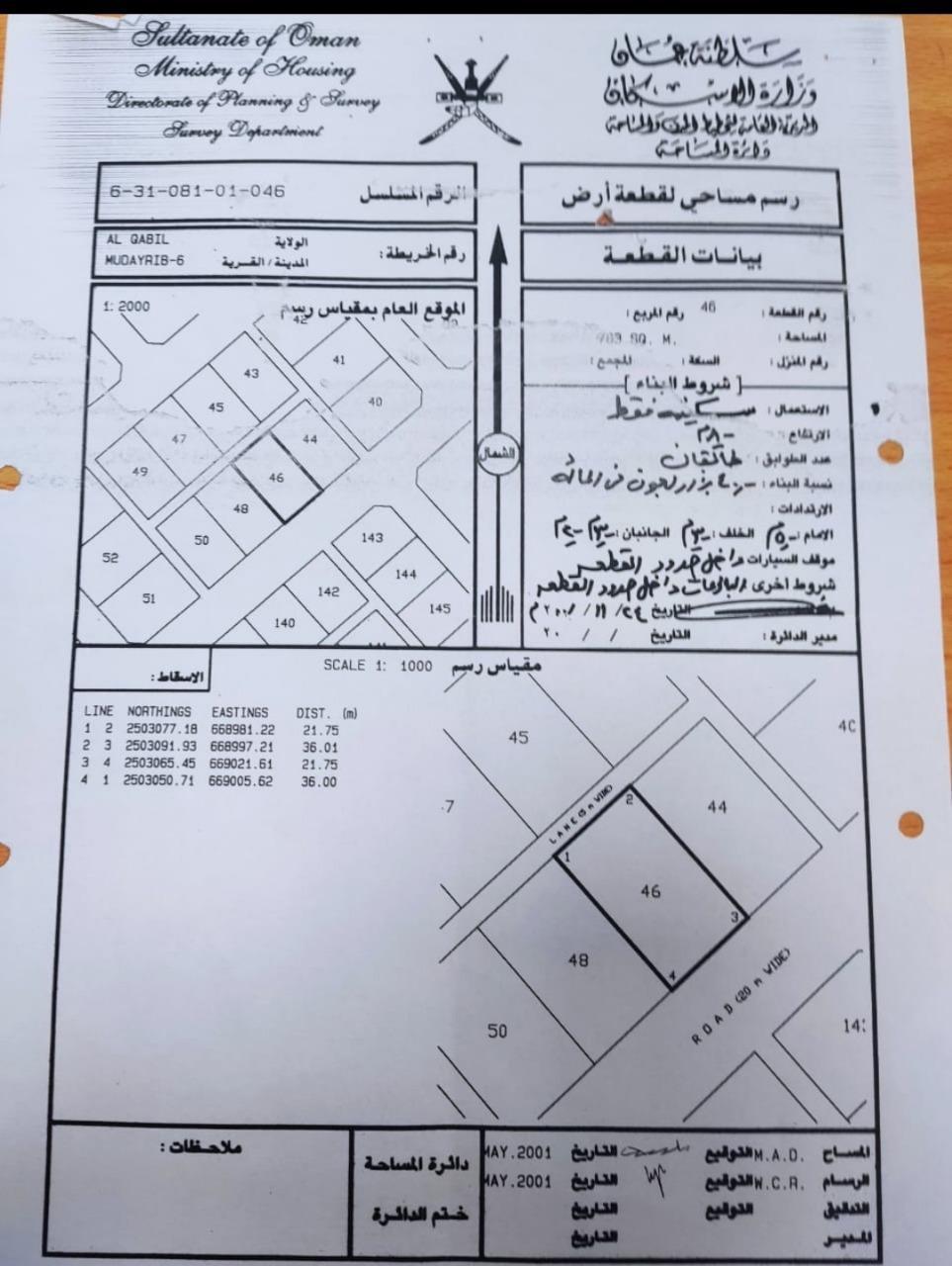 Residential Land in Al Qabil, Al Mudhayrib