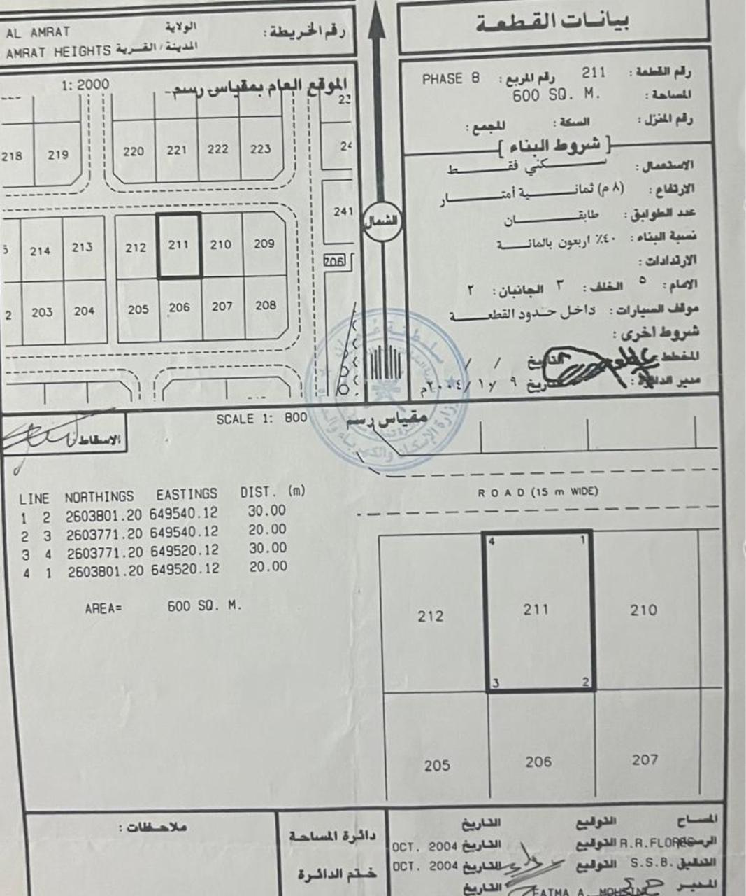 Residential Land in Muscat, Al Amrat