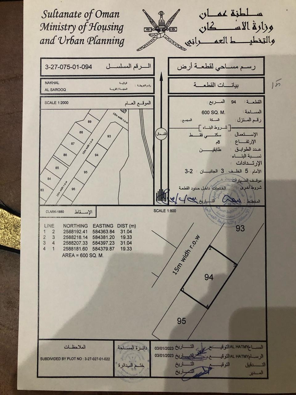 Residential Land in Nakhal, Nakhal
