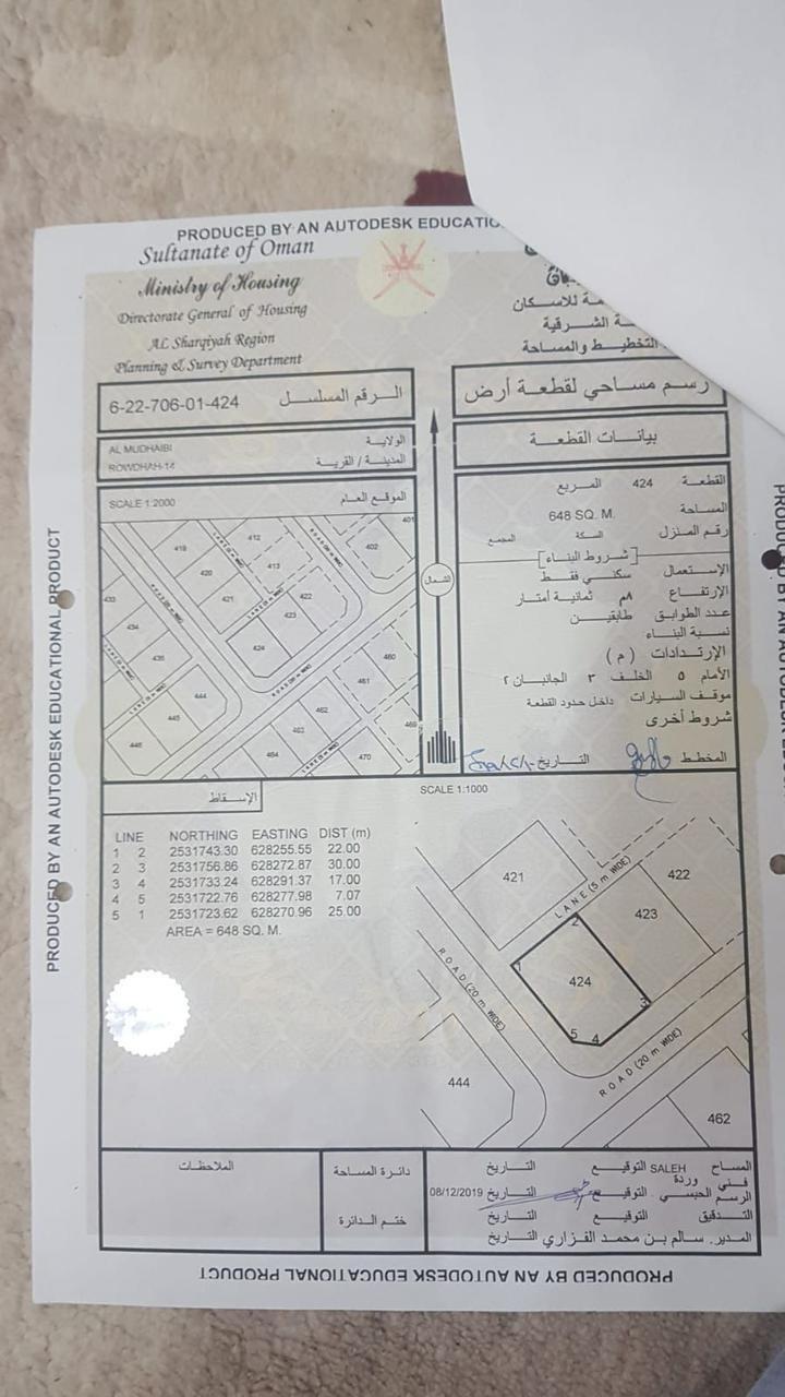 Residential Land in Al Mudaybi, Silil Ibayd