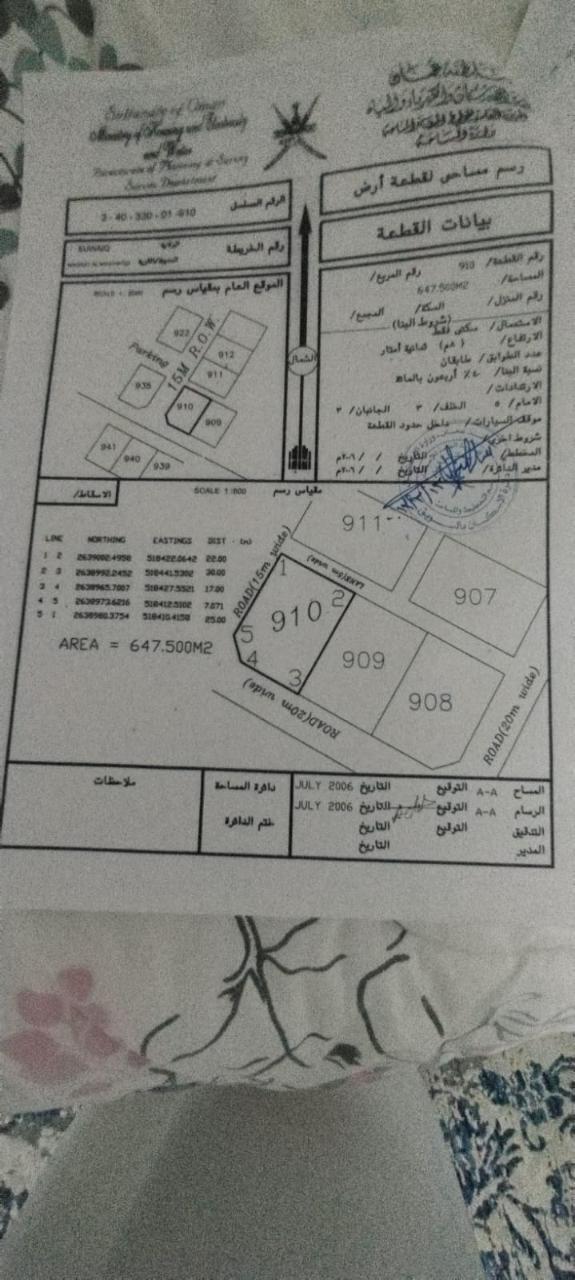 Residential Land in As Suwayq, Mishayiq